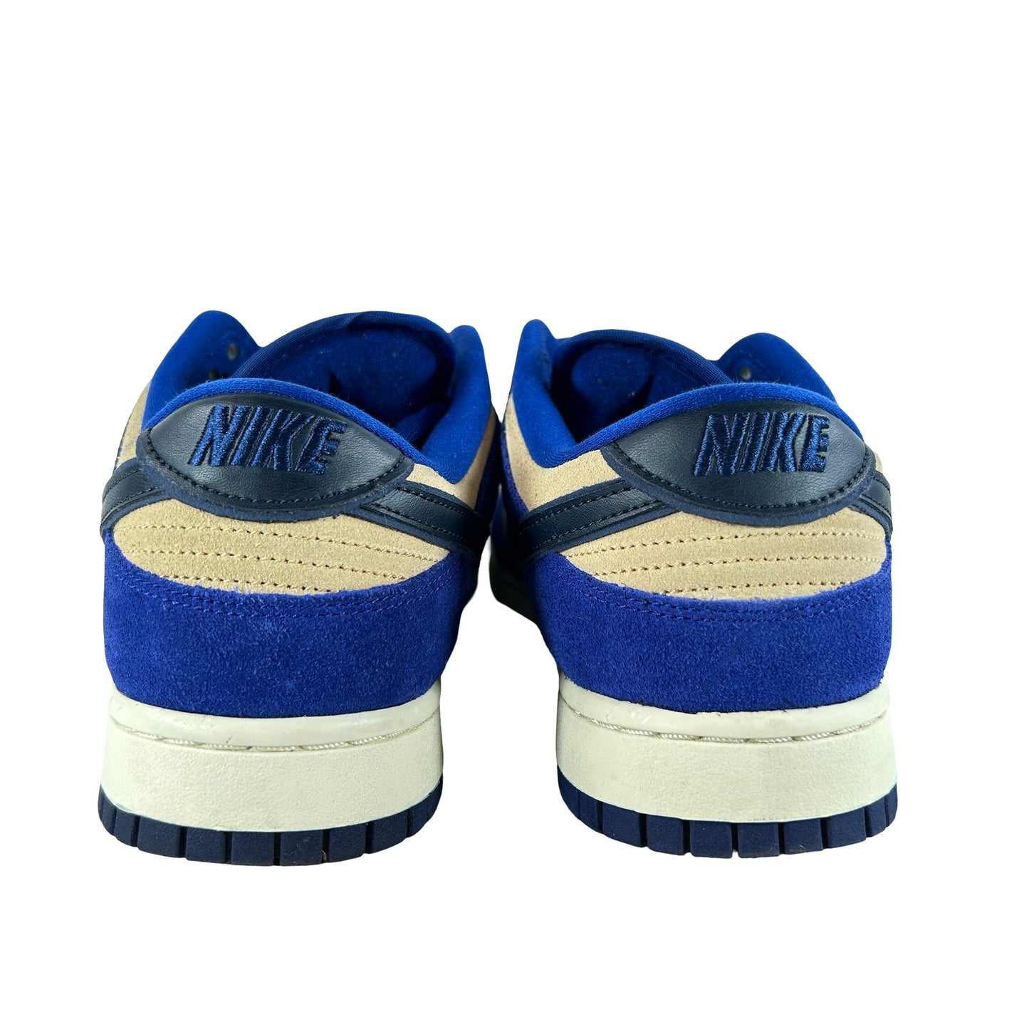 DV7411 400 Nike Dunk Low LX Blue Suede (Women's) [USED] - 10.5 W (Used)