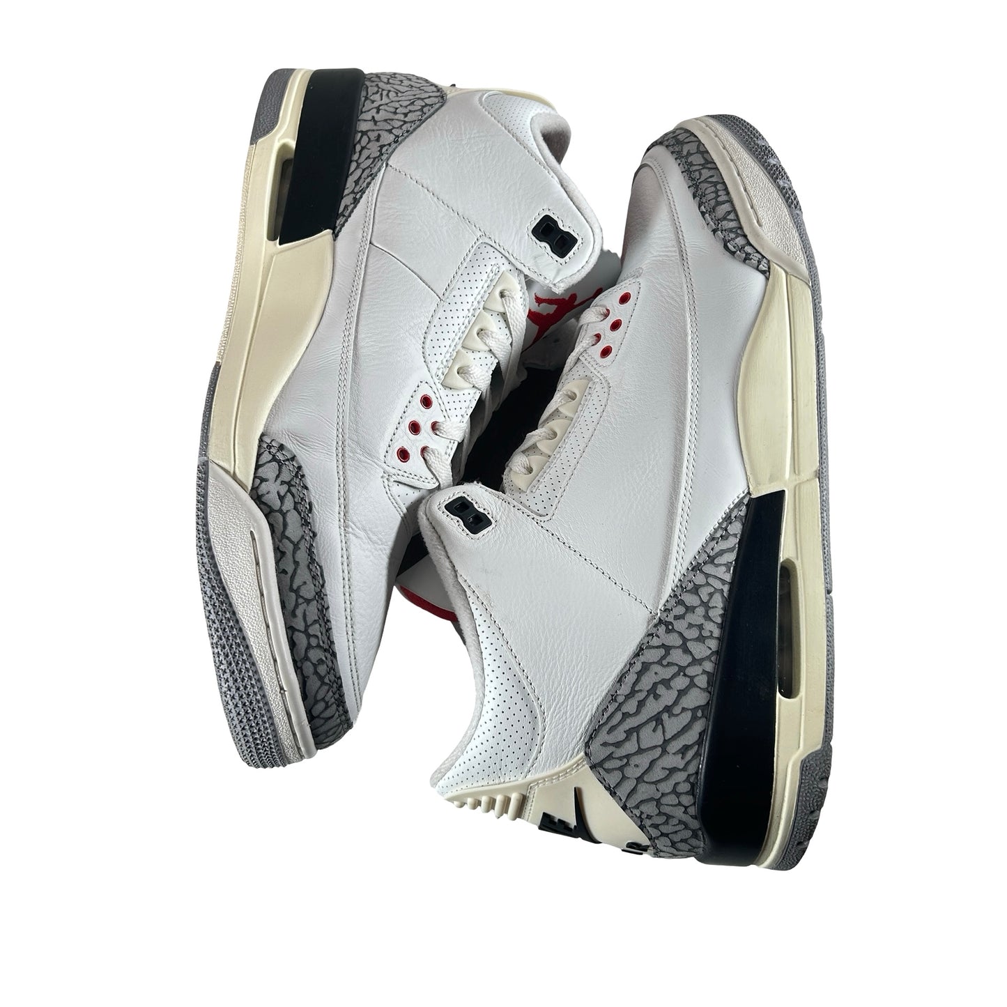 DN3707 100 Jordan 3 Retro White Cement Reimagined [USED] - 14 M (Used) (Replace Box)