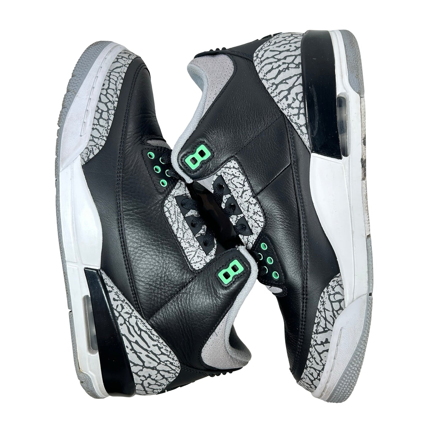 CT8532 031 Jordan 3 Retro Green Glow [USED] - 9.5 M (Used)