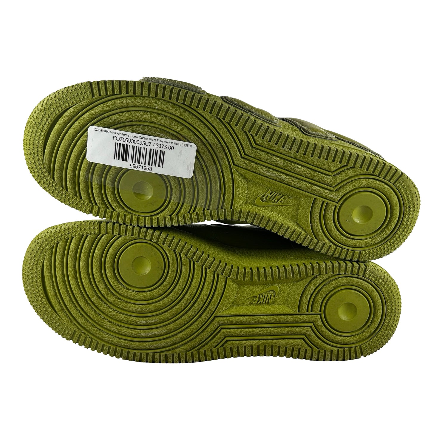 FQ7069 300 Nike Air Force 1 Low Cactus Plant Flea Market Moss [USED] - 9.5 M (Used7)