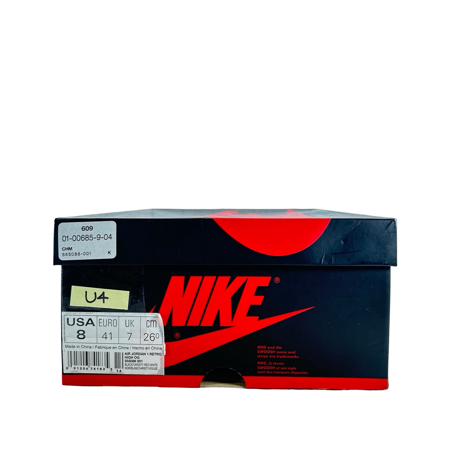 555088 001 Jordan 1 Retro High Bred Banned (2016) [USED] - 8 M (Used4)