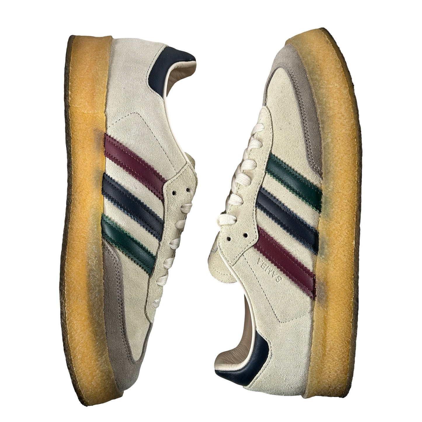 IE4032 Adidas Clarks 8th Street Samba By Ronnie Fieg Kithmas White Multi [USED] - 12 M (Used)