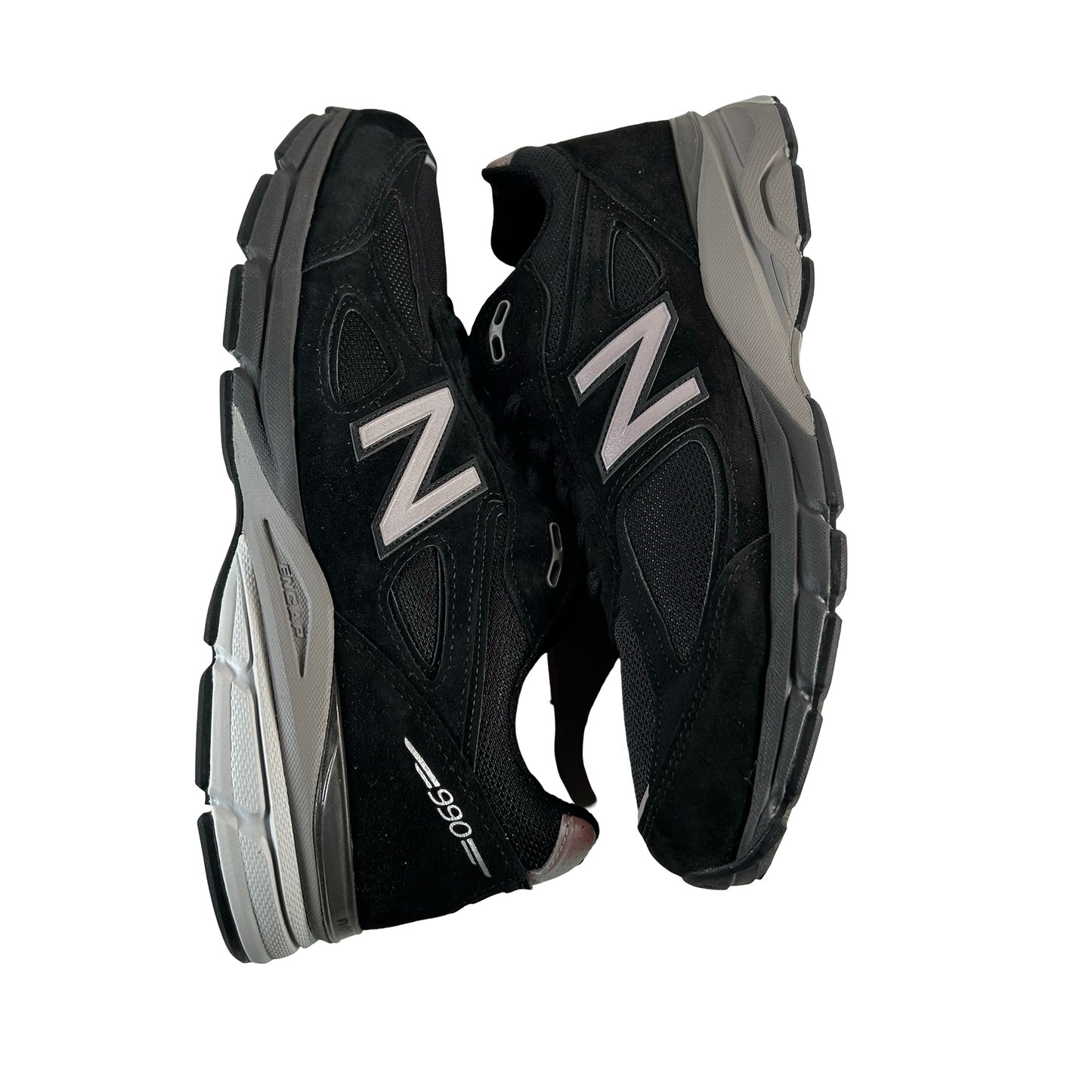 U990BL4 New Balance 990v4 MiUSA Black Silver [USED] - 11.5 M (Used)