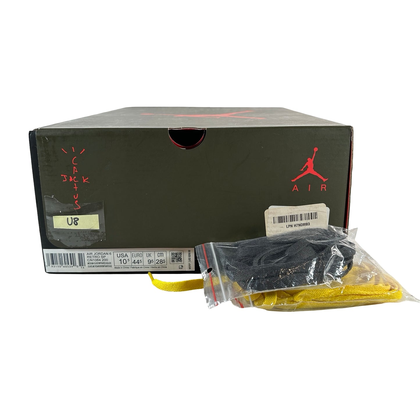 CN1084 200 Jordan 6 Retro Travis Scott [USED] - 10.5 M (Used8)