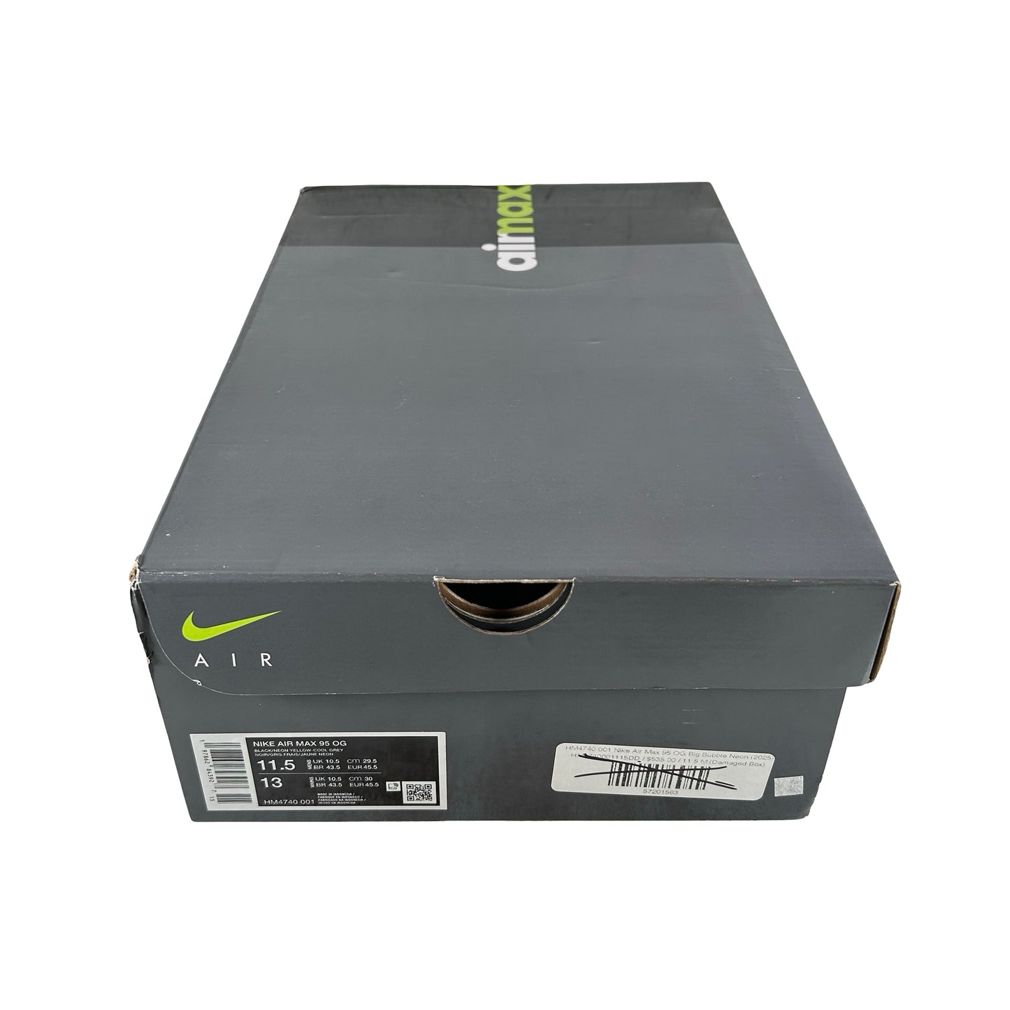 HM4740 001 Nike Air Max 95 OG Big Bubble Neon (2025) [USED] - 11.5 M (Used)
