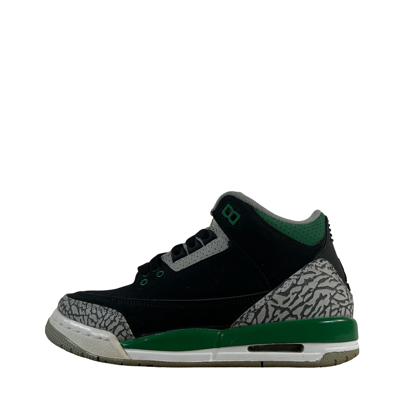 398614 030 Jordan 3 Retro Pine Green (GS) [USED] - 4.5 Y (Used) (No Box)