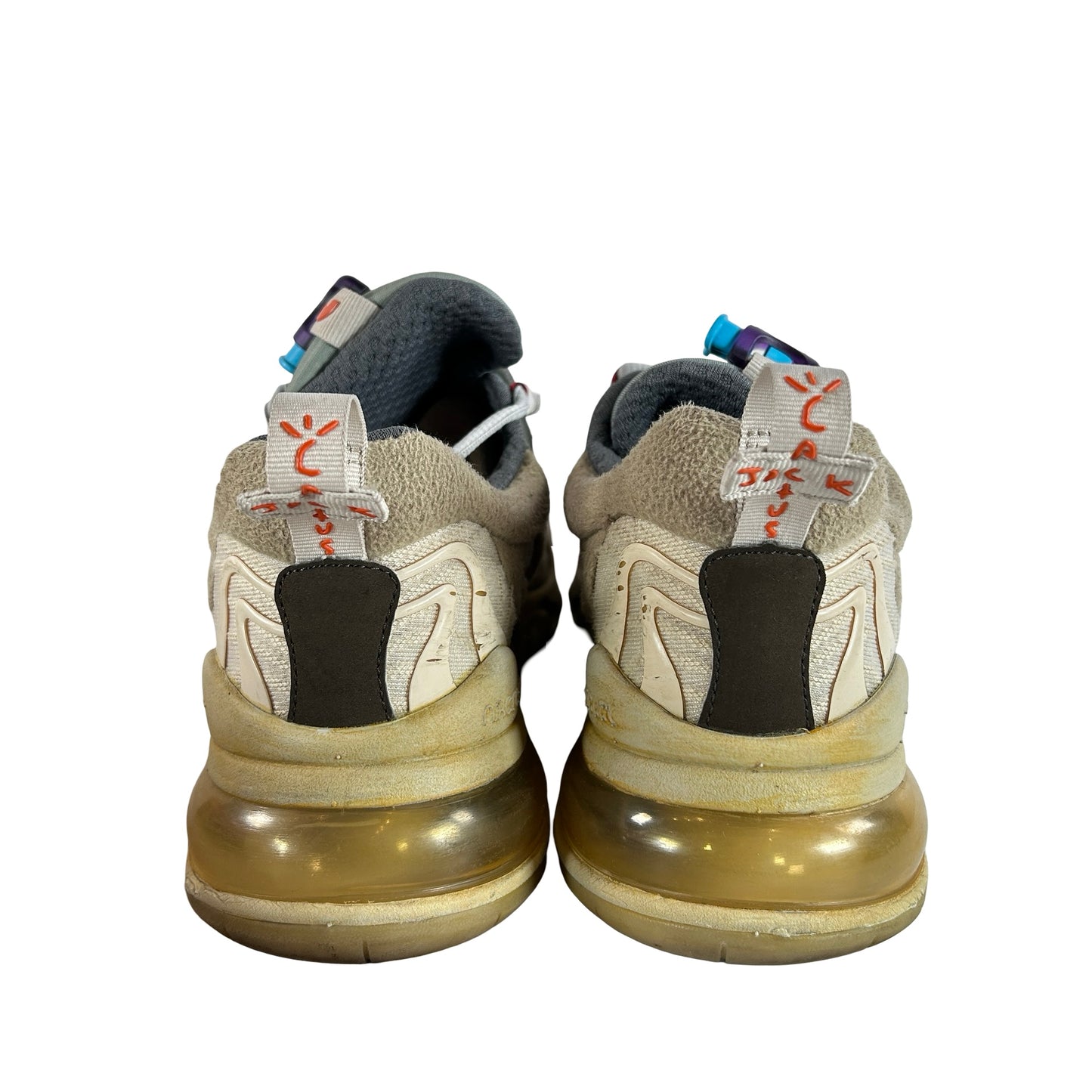 CT2864 200 Nike Air Max 270 React ENG Travis Scott Cactus Trails [USED] - 9 M (Used)