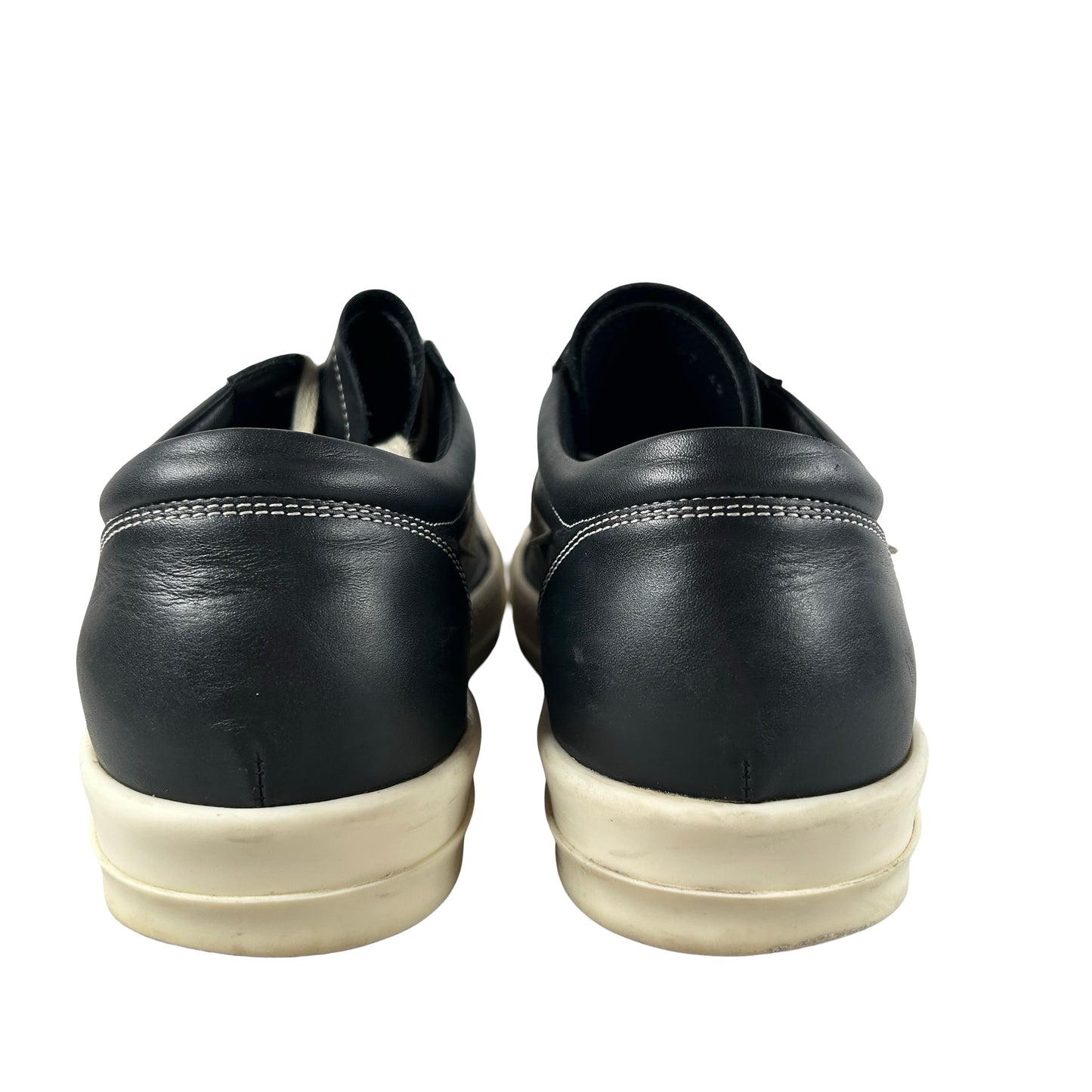 Rick Owens Leather Vintage Low-Top Sneakers [USED] - 42 (Used) (No Box)