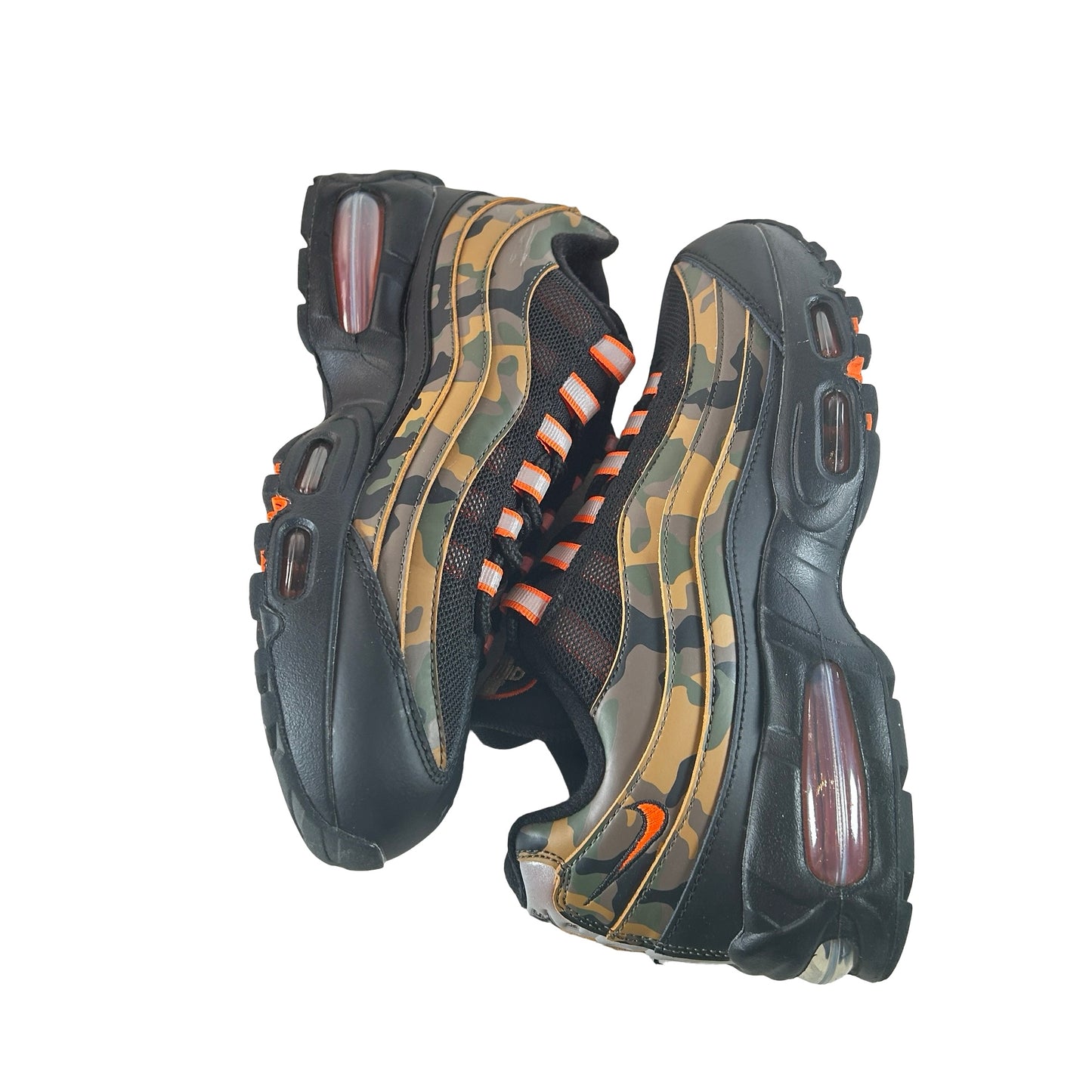 HQ1973 001 Nike Air Max 95 Safety Orange Camo [USED] - 7.5 M (Used) (Replace Box)