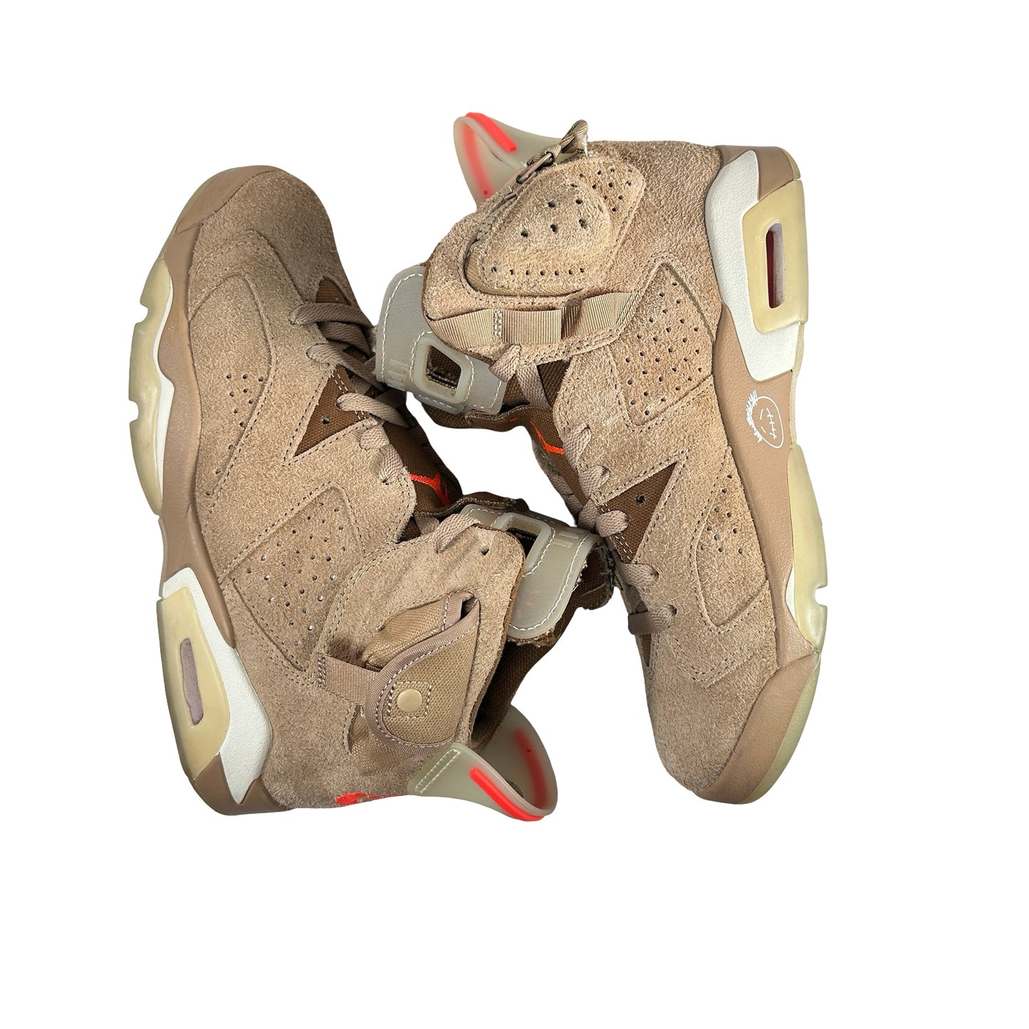 DH0690 200 Jordan 6 Retro Travis Scott British Khaki [USED] - 6.5 M (Used) (No Box)