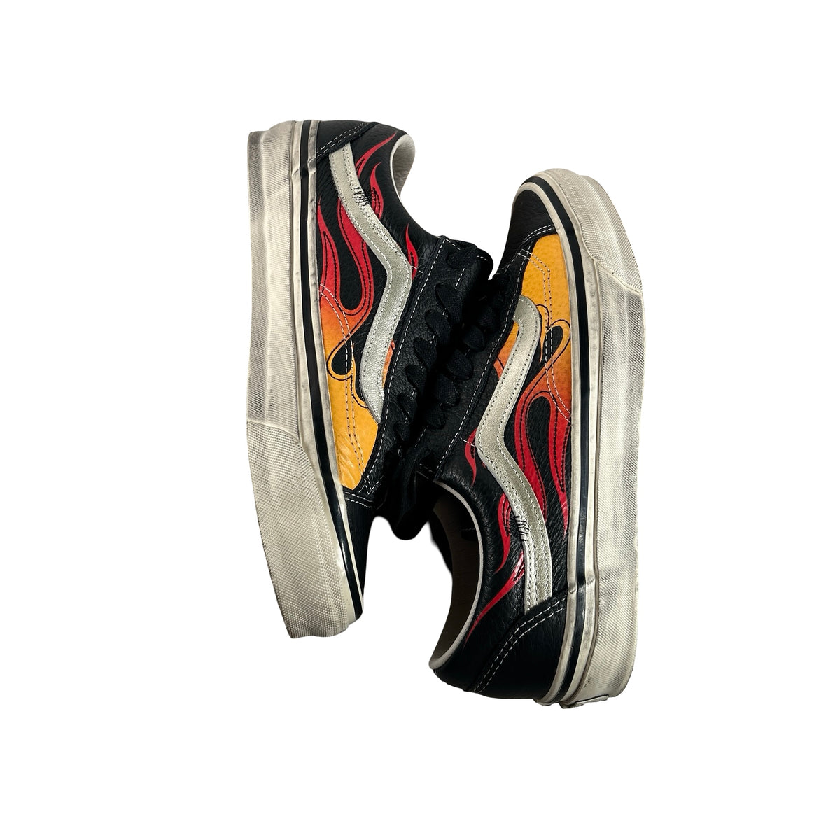 VN000D9RCJK Vans LX Old Skool Archive Flame Black [USED] - 7 M (Used)