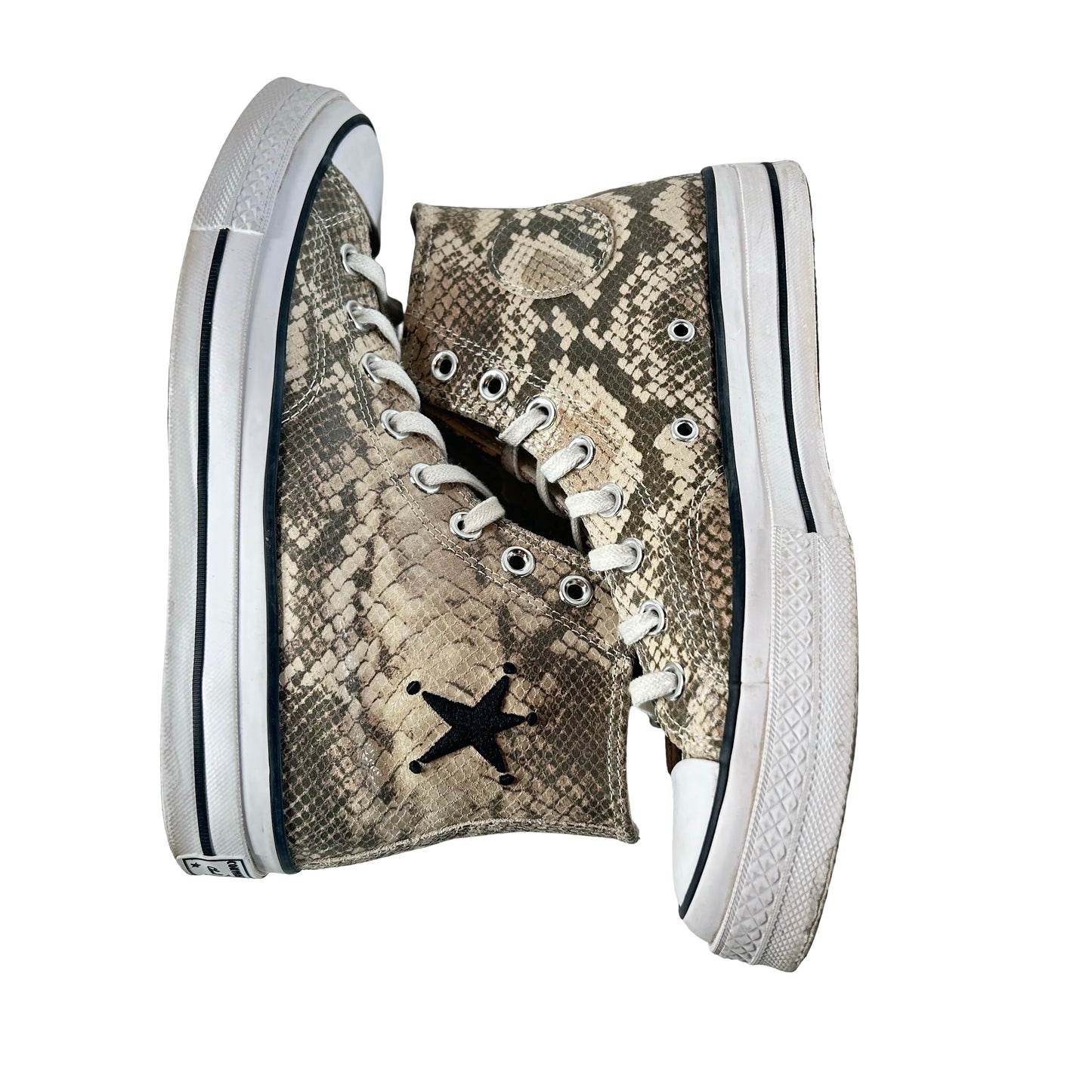 A11674C Converse Chuck Taylor All Star 70 Hi Stussy Snakeskin [USED] - 7 M (Used)