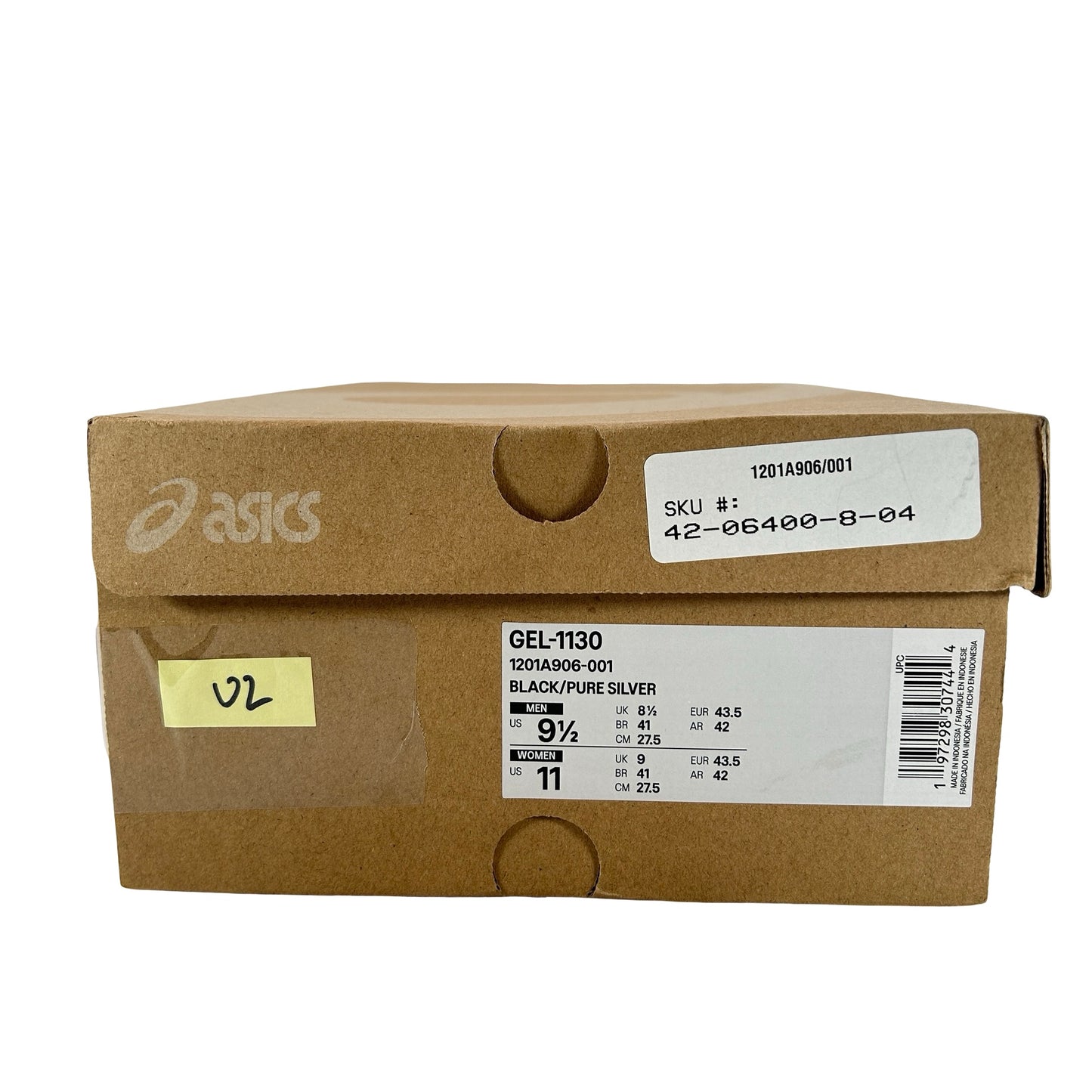 1201A906 001 ASICS Gel-1130 Black Pure Silver [USED] - 9.5 M (Used2)