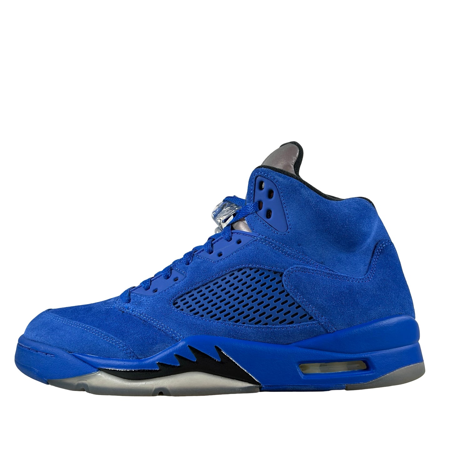136027 401 Jordan 5 Retro Blue Suede [USED] - 12 M (Used)