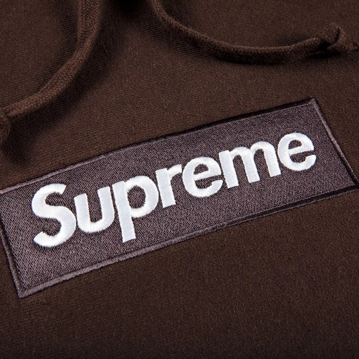 Supreme Box Logo Hooded Sweatshirt 'Dark Brown' [USED] - M (Used)