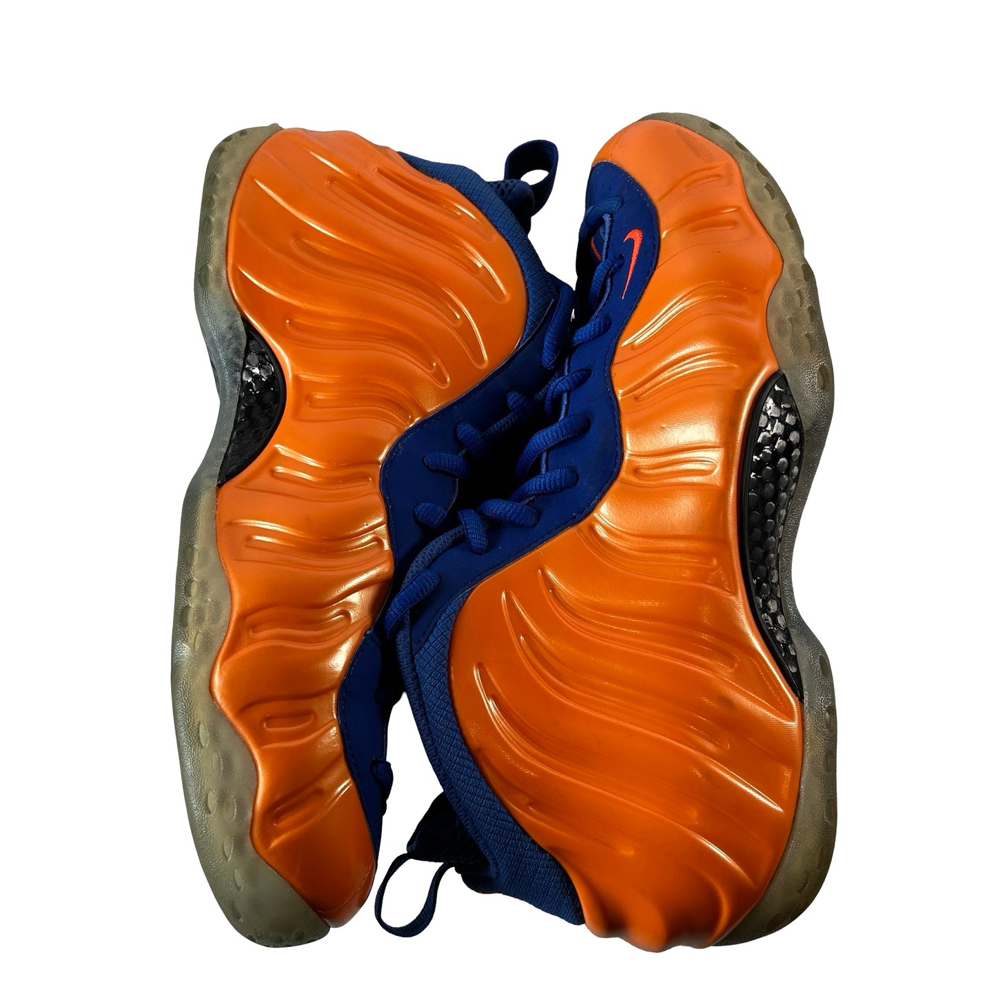 314996 801 Nike Air Foamposite One Knicks [USED] - 10.5 M (Used) (No Box)