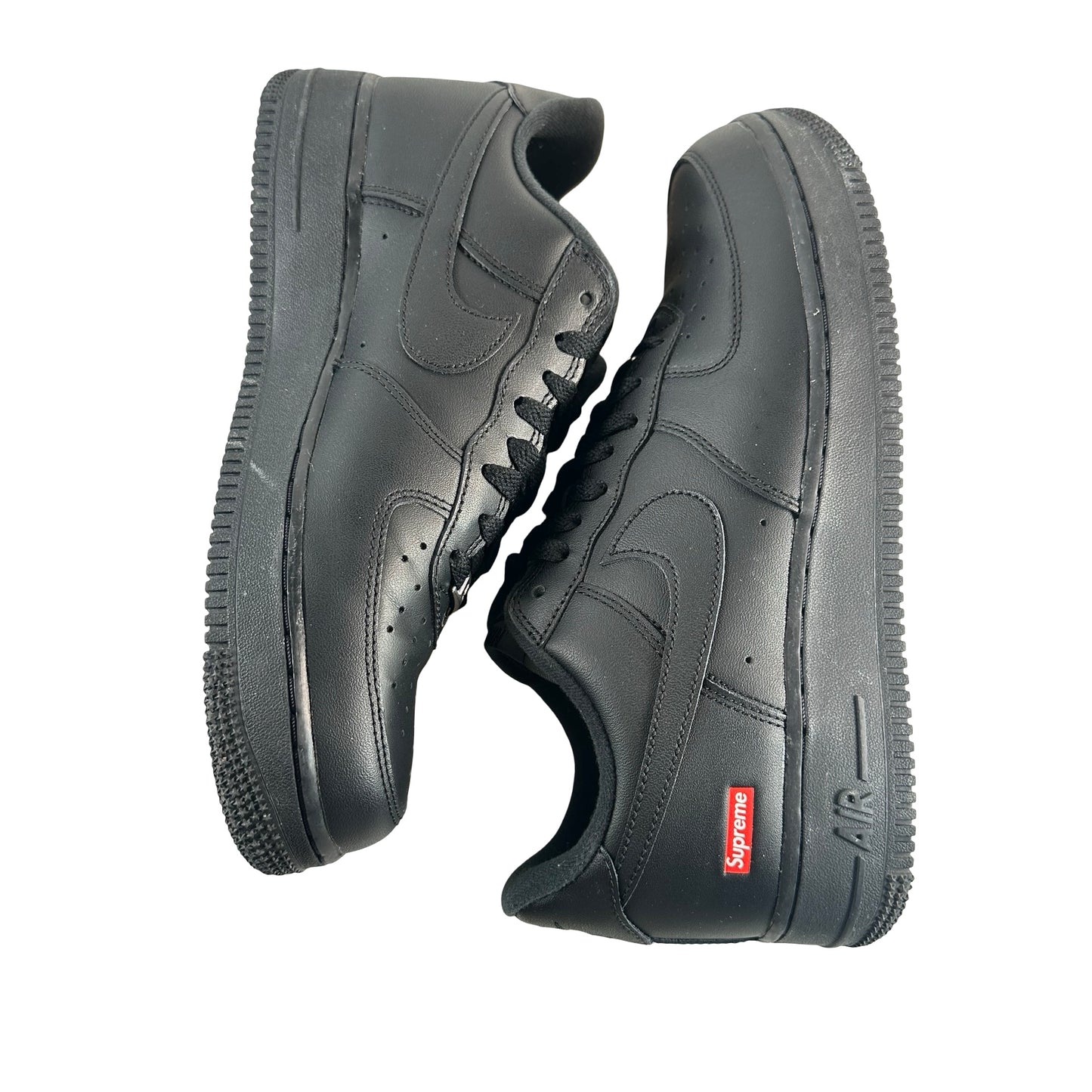 CU9225 001 Air Force 1 Low Supreme Black [USED] - 8.5 M (Used4)