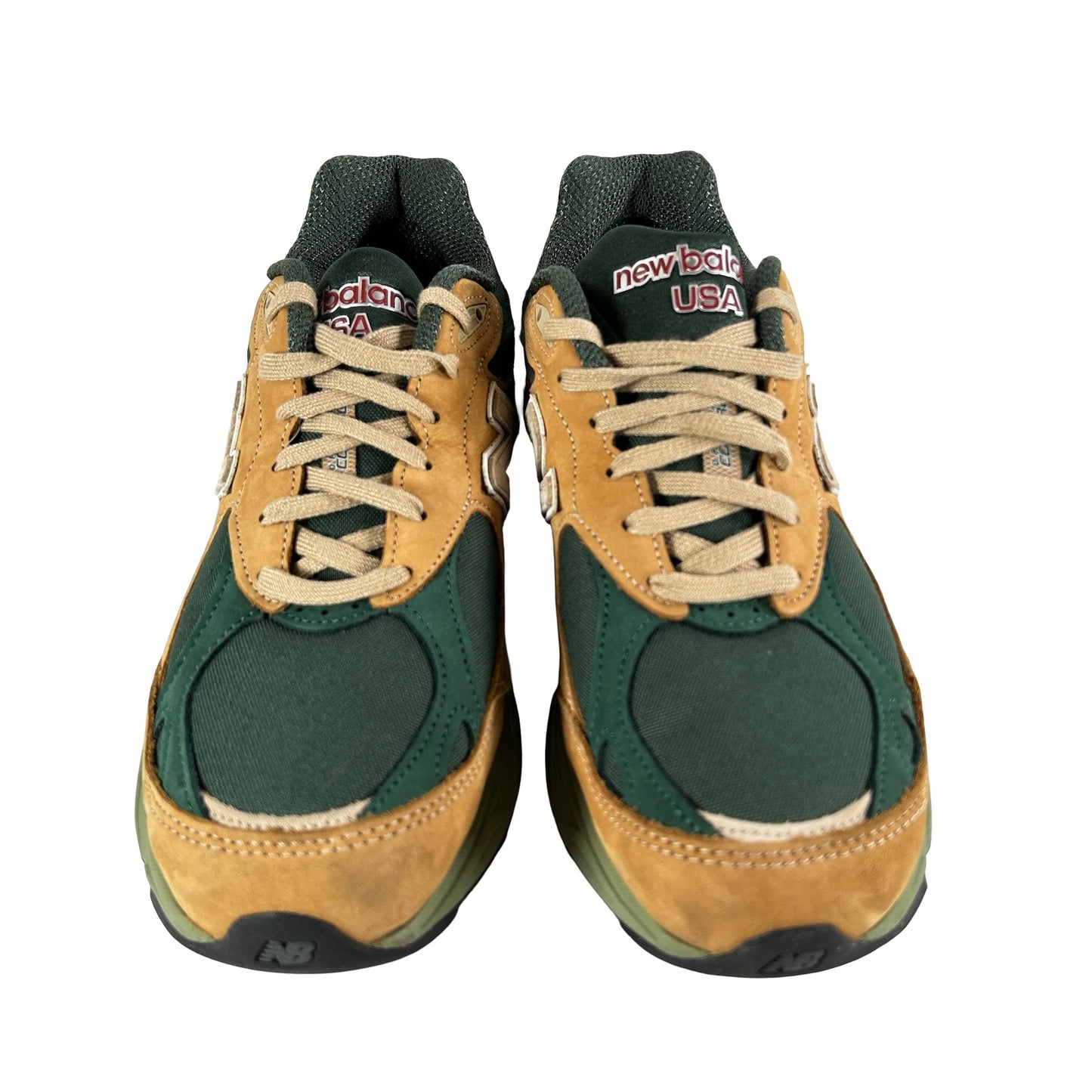 M990WG3 New Balance 990v3 MiUSA Tan Green [USED] - 9.5 M (Used)