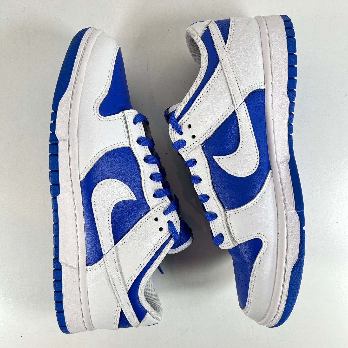 DD1391 401 Nike Dunk Low Racer Blue White [USED] - 9 M (Used) (No Box)