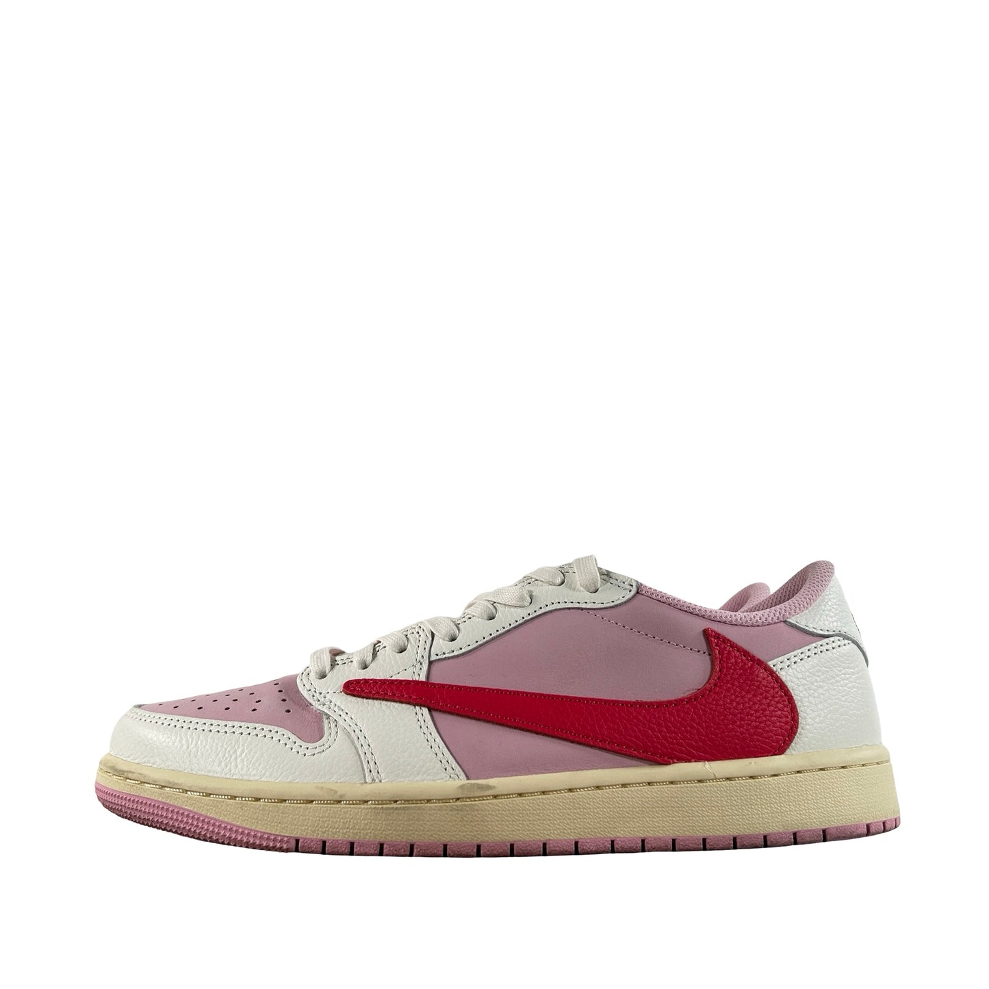 IQ7604 101 Jordan 1 Retro Low OG SP Travis Scott Sail Tropical Pink [USED] - 9.5 M (Used3)