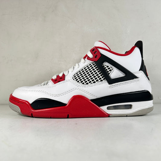 408452 160 Jordan 4 Retro Fire Red (2020) (GS) [USED] - 6 Y (Used)