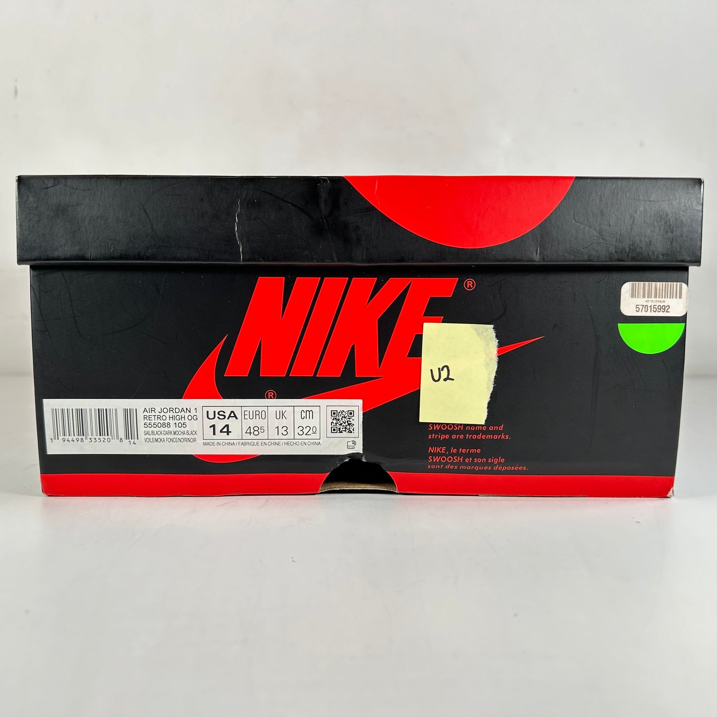 555088 105 Jordan 1 Mocha [USED] - 14 M (Used2)