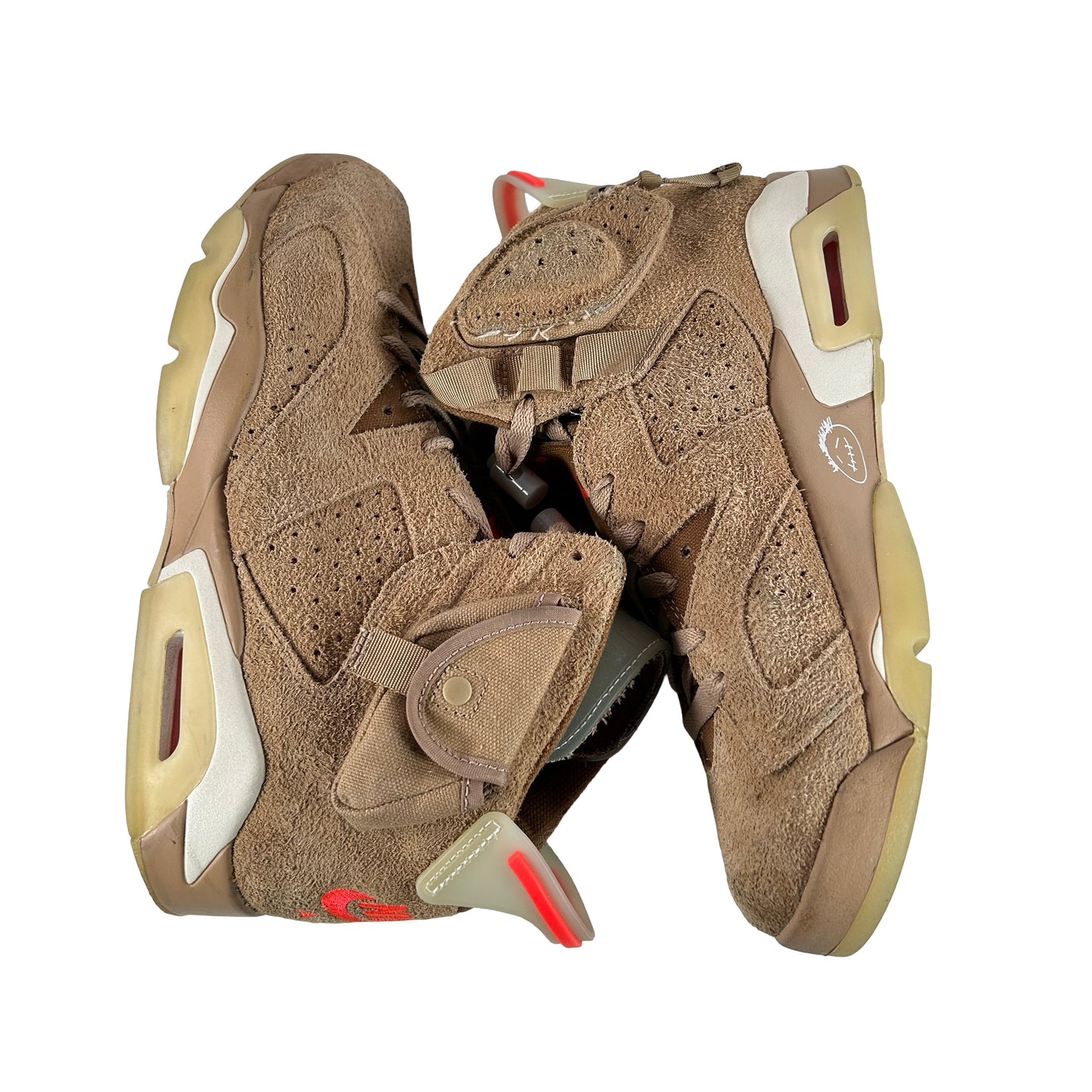 DH0690 200 Jordan 6 Retro Travis Scott British Khaki [USED] - 9.5 M (Used6)