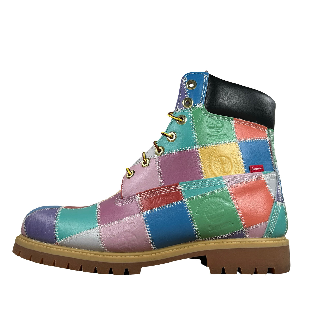 TB0A5TBZA6B Timberland 6" Premium Waterproof Boot Supreme Patchwork Multi-Color [USED] - 12 M (Used)