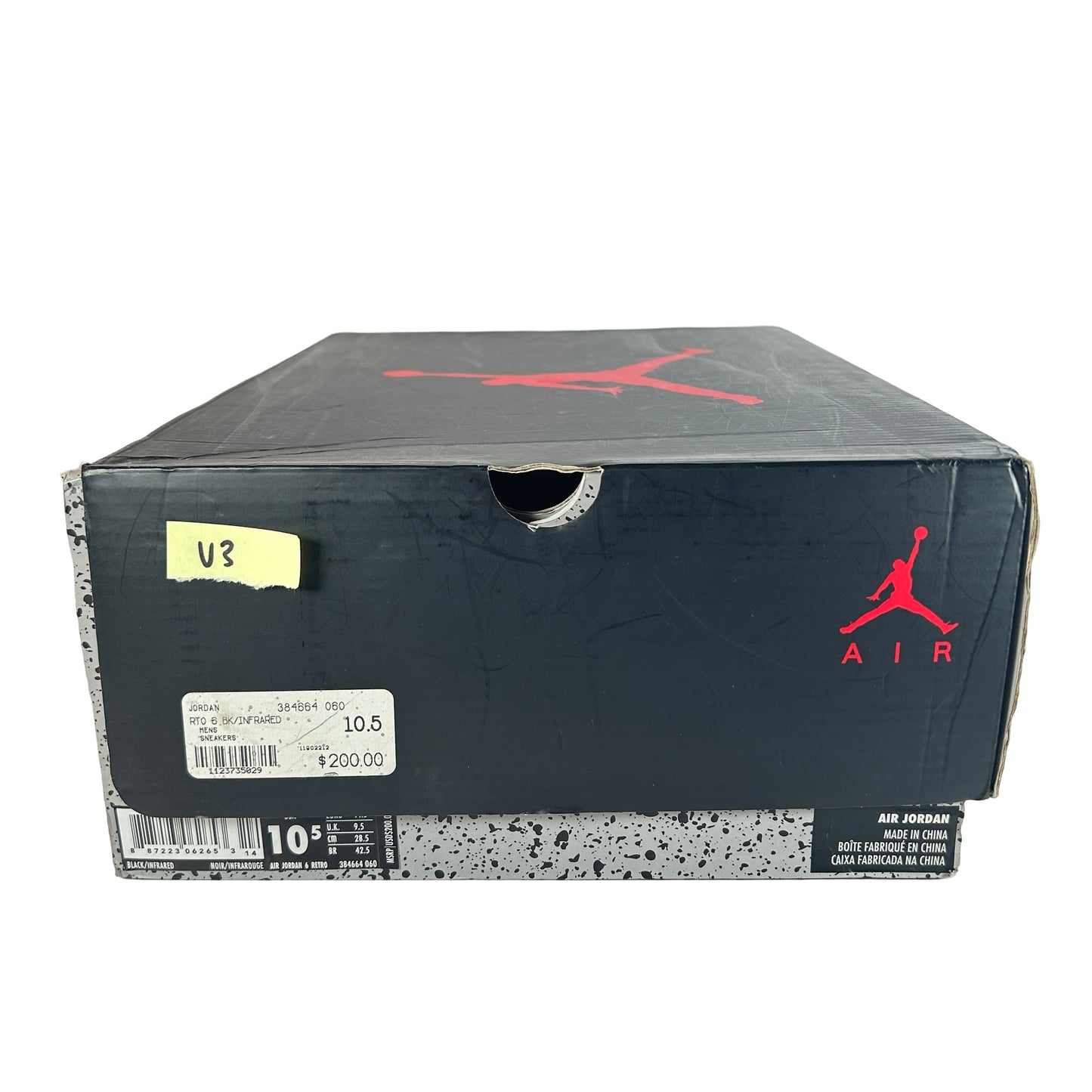 384664 060 Jordan 6 Retro Black Infrared (2019) [USED] - 10.5 (Used3)