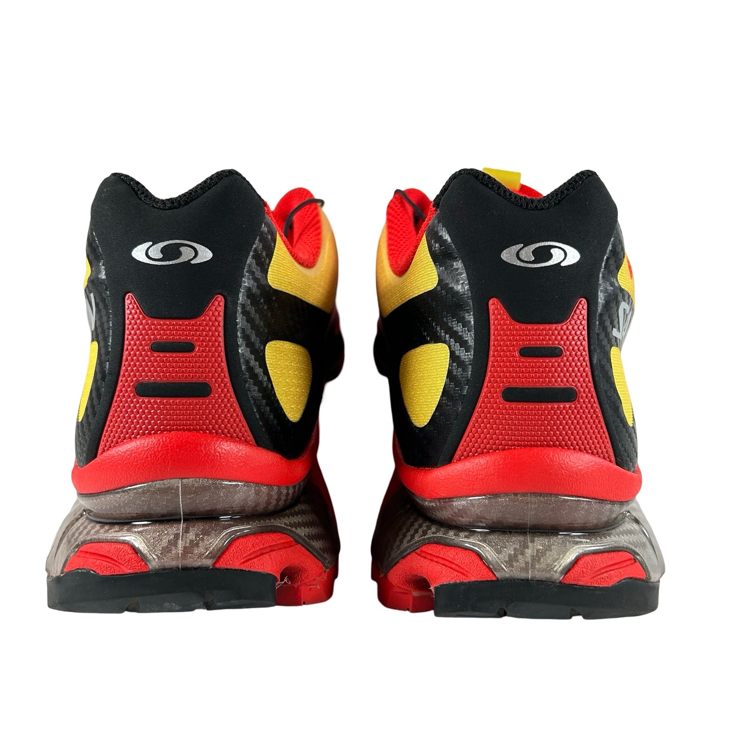 L4702420033 Salomon XT-4 OG Fiery Red Empire Yellow [USED] - 10.5 M (Used)