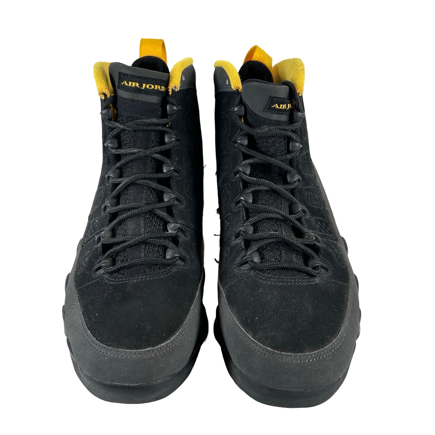 CT8019 070 Jordan 9 Retro Dark Charcoal University Gold [USED] - 9.5 M (Used) (No Box)