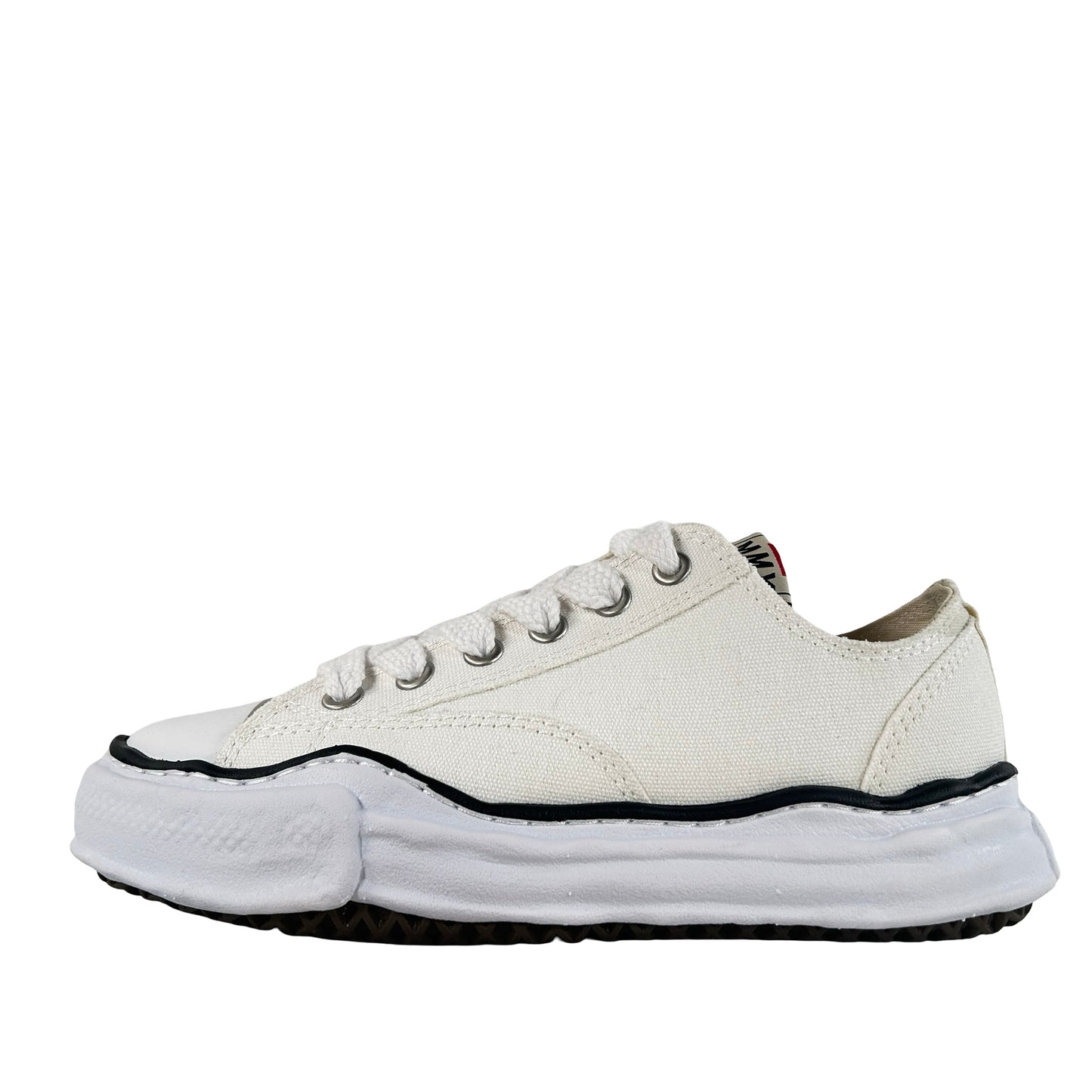 A01FW702 WHT Maison Mihara Yasuhiro Peterson OG Sole Canvas Low White [USED] - 40 EU (Used) (No Lid)