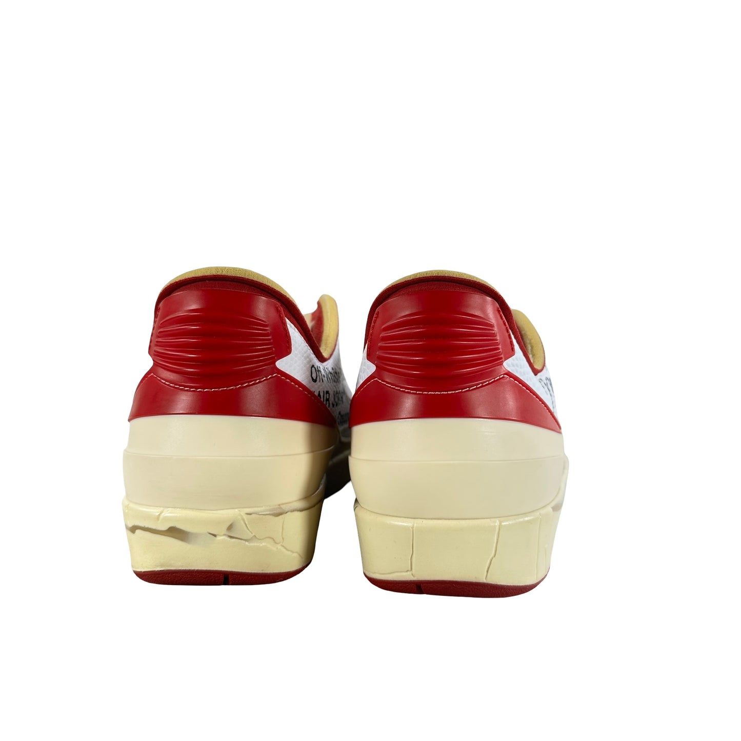 DJ4375 106 Jordan 2 Retro Low SP Off-White White Red [USED] - 10.5 M (Used7)