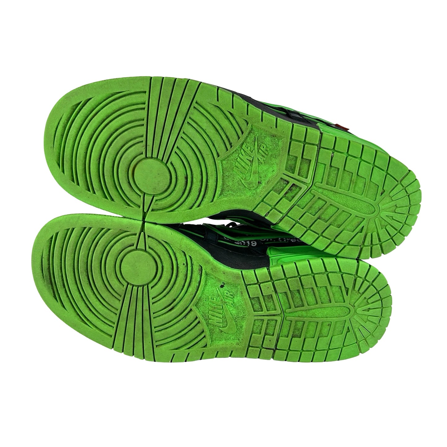 CU6015 001 Nike Air Rubber Dunk Off-White Green Strike [USED] - 10 M (Used) (Replace Box)