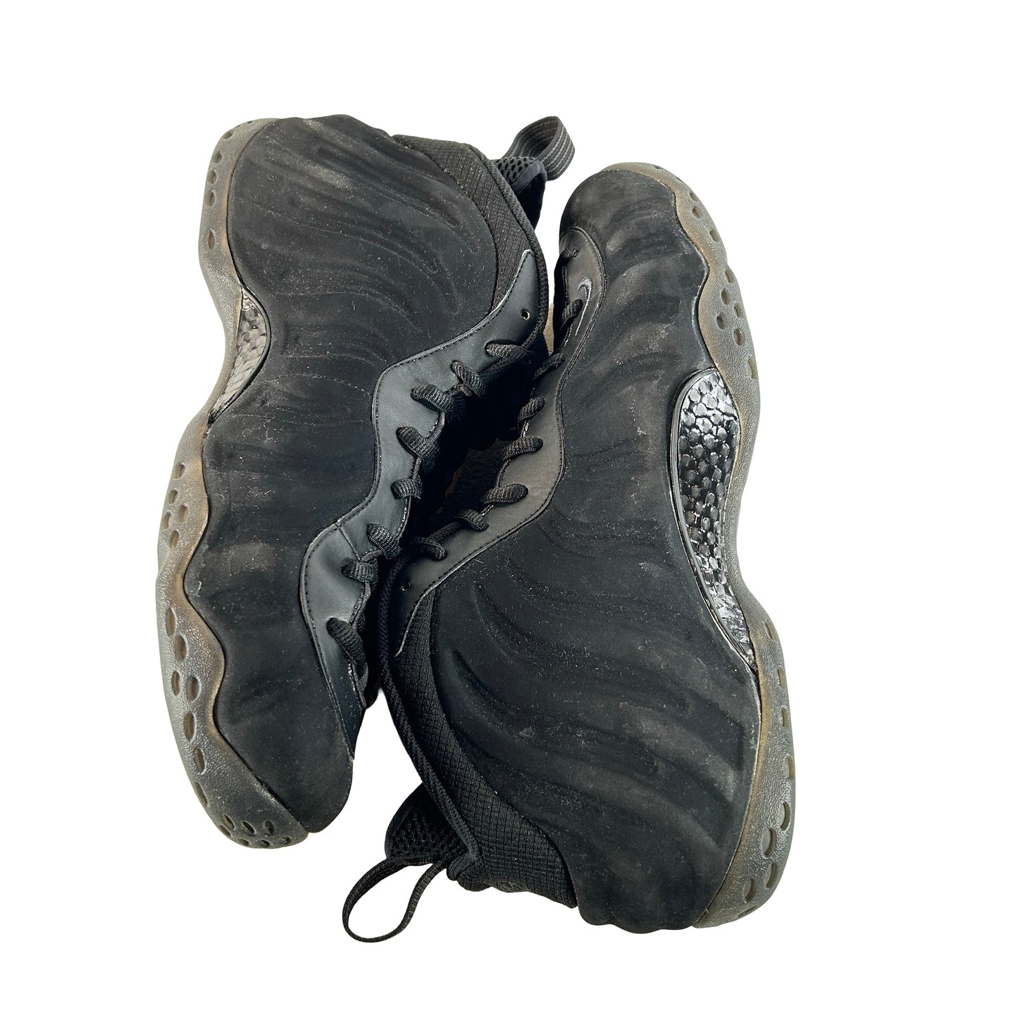 575420 006 Nike Air Foamposite One Black Suede [USED] - 14 M (Used) (No Box)