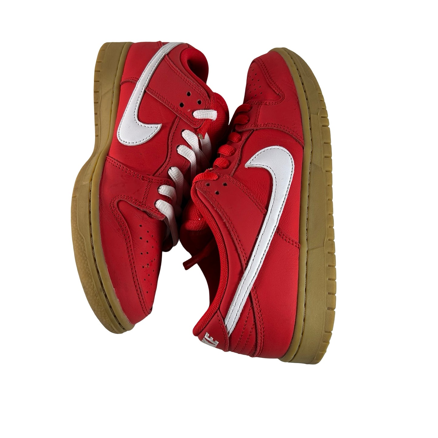 FJ1674 600 Nike SB Dunk Low University Red Gum [USED] - 8 M (Used)