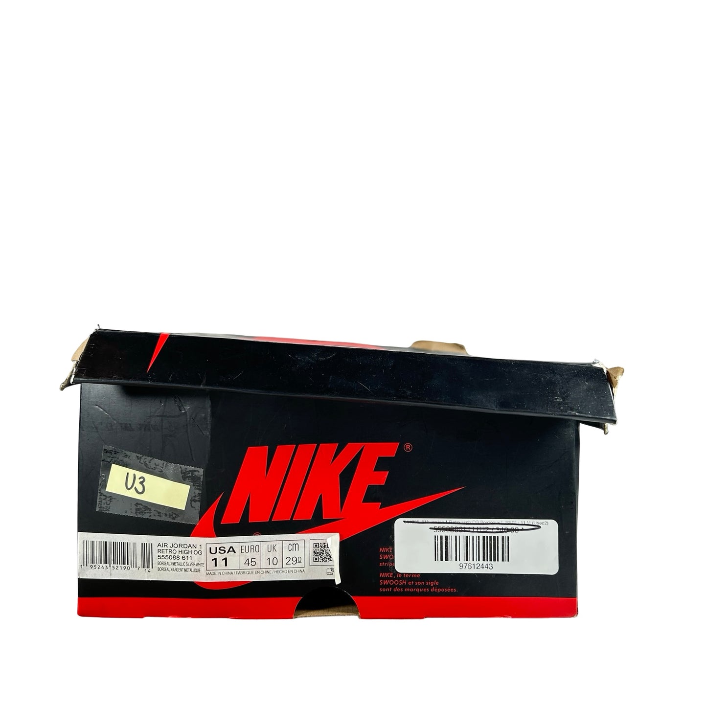 555088  611 Jordan 1 Retro High OG Bordeaux [USED] - 11 M (Used3)
