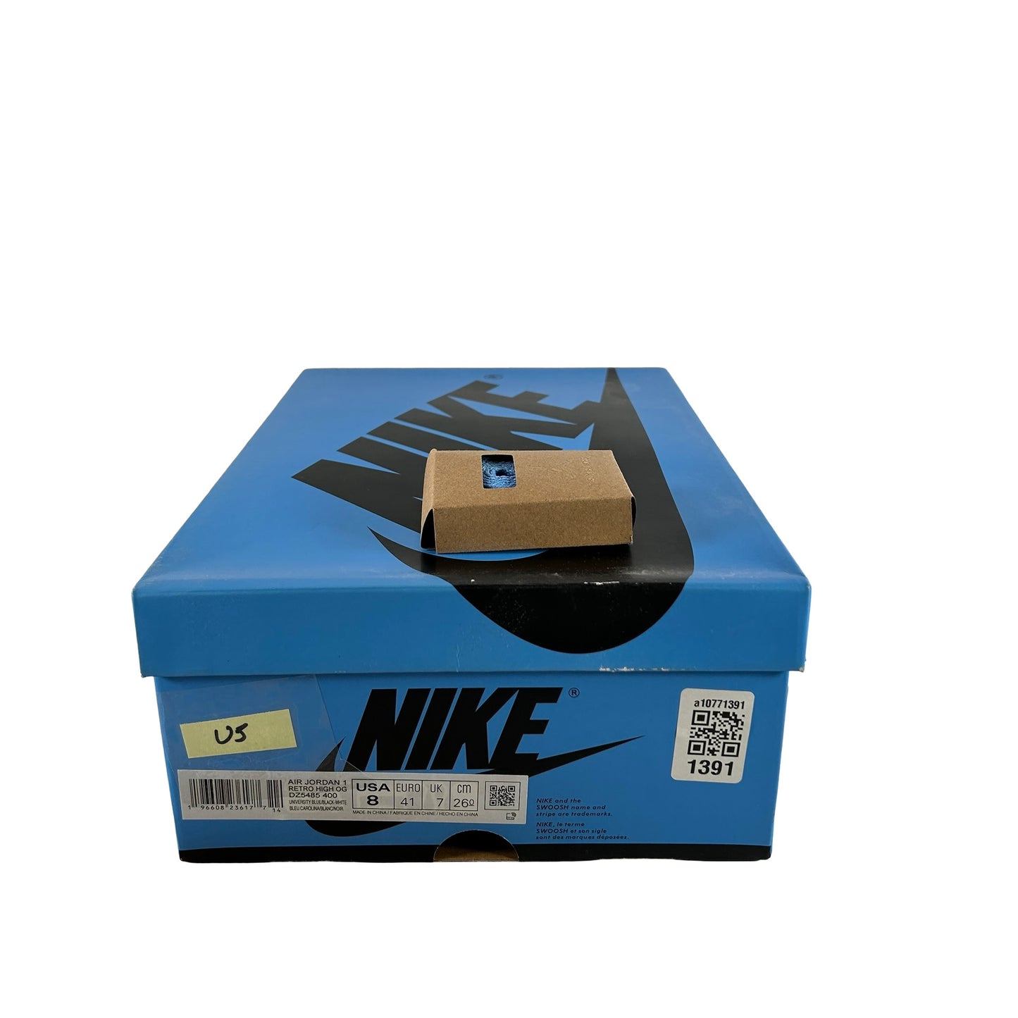 DZ5485 400 Jordan 1 Retro High OG UNC Toe [USED] - 8 M (Used5)