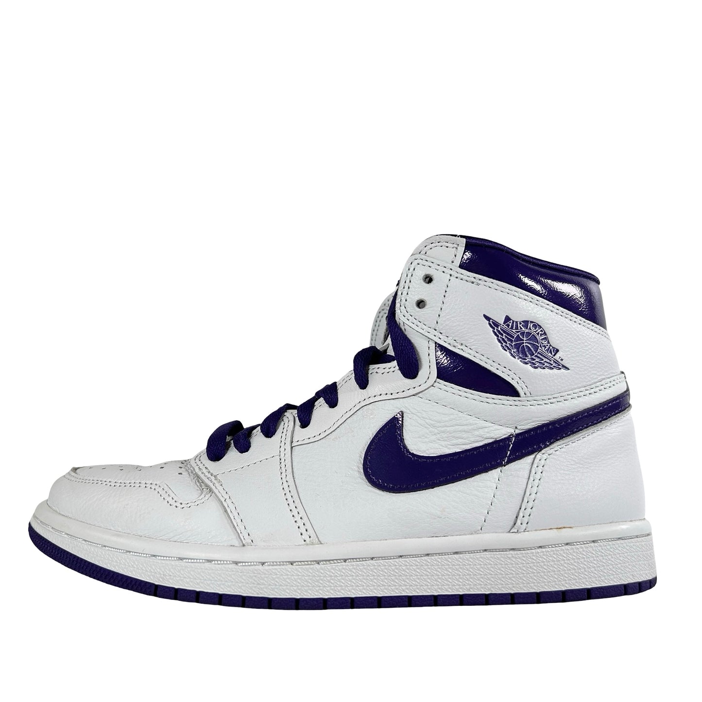 CD0461 151 Wmns Jordan 1 Retro High Court Purple [USED] - 7 W (Used)