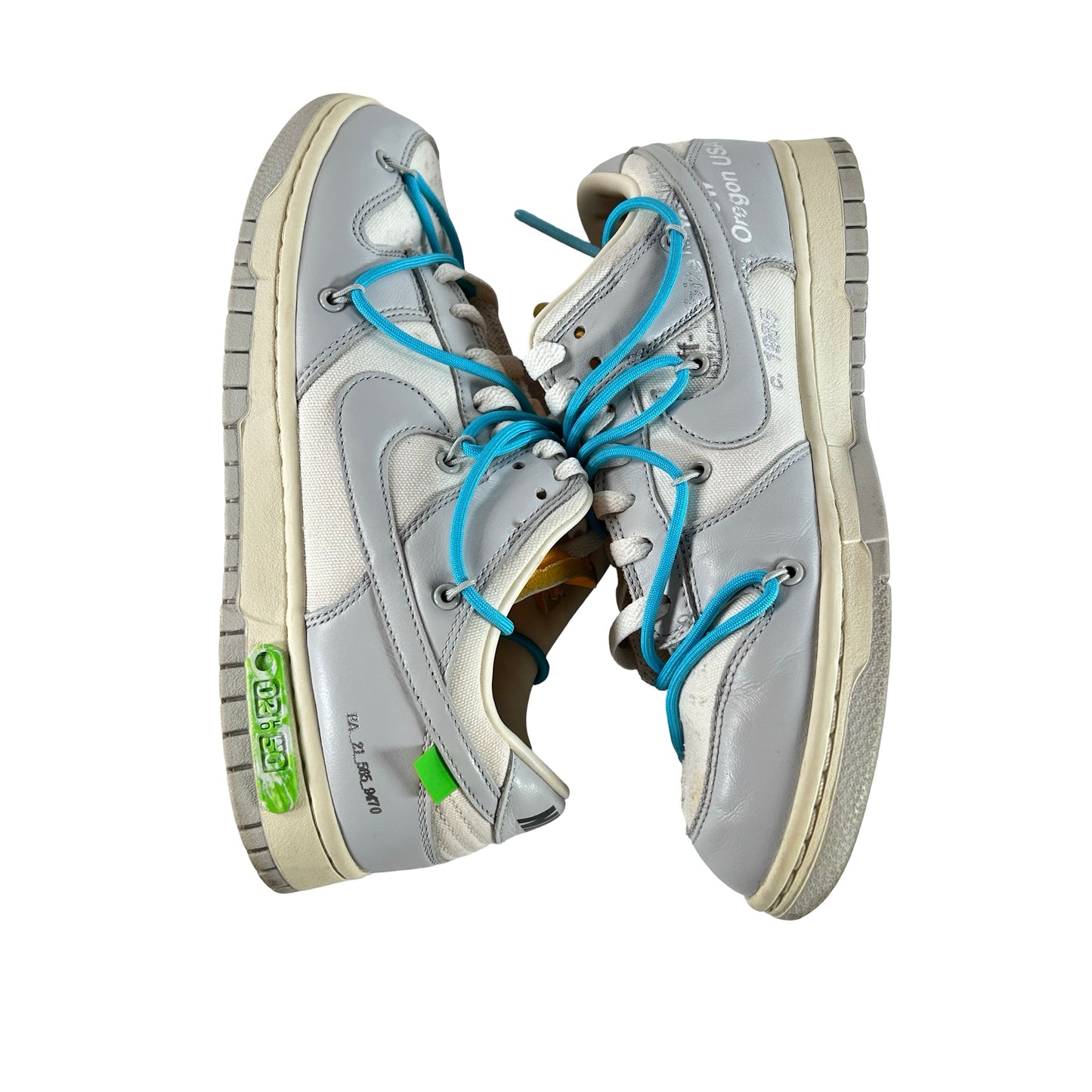 DM1602 115 Nike Dunk Low Off-White Lot 2 [USED] - 8.5 M (Used) (Replace Box)
