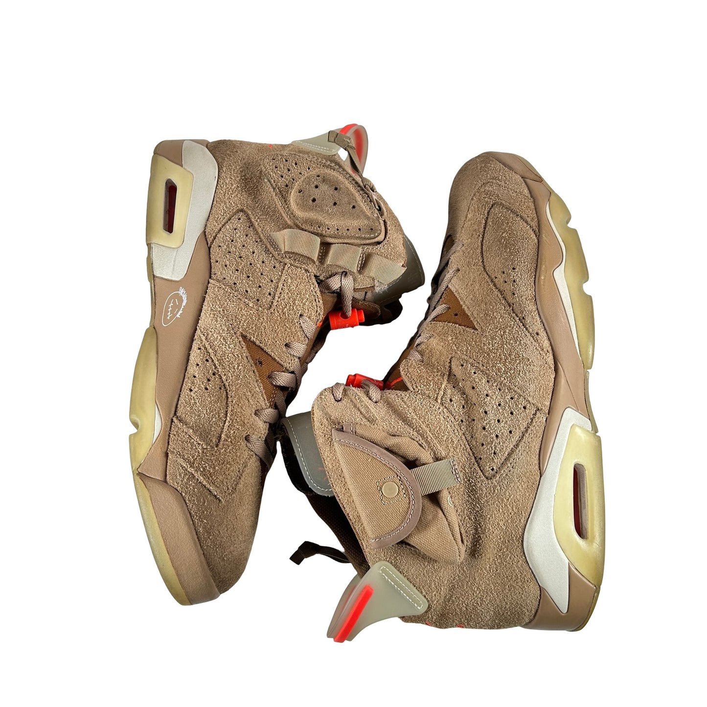 DH0690 200 Jordan 6 Retro Travis Scott British Khaki [USED] - 13 M (Used9)