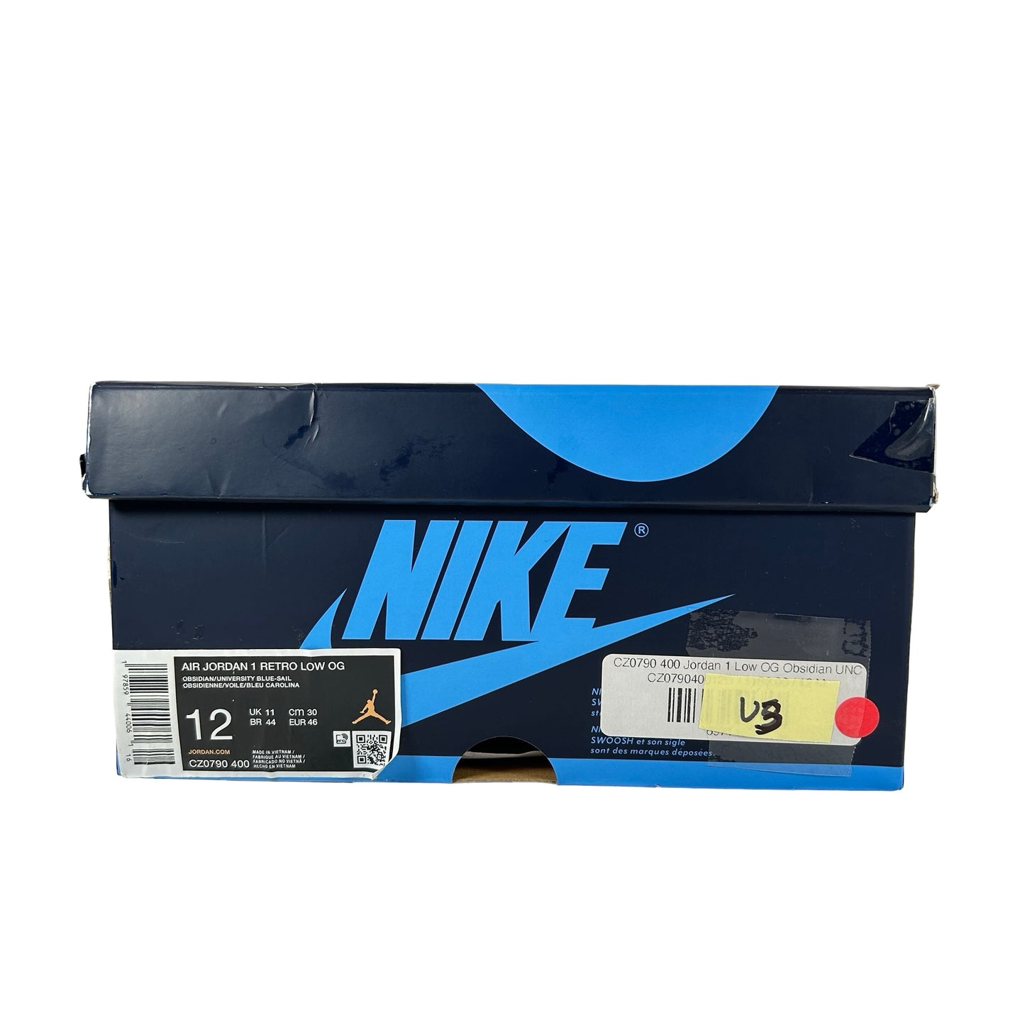 CZ0790 400 Jordan 1 Low OG Obsidian UNC [USED] - 12 M (Used3)