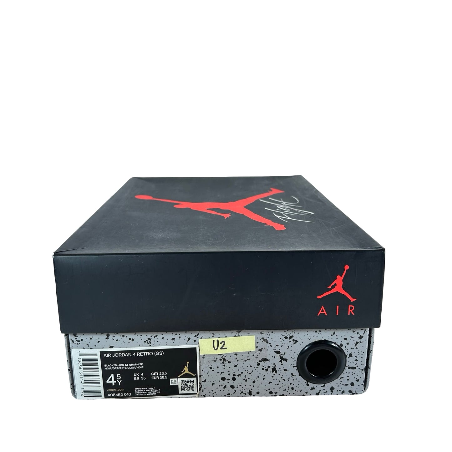 408452 010 Jordan 4 Retro Black Cat (2020) (GS) [USED] - 4.5 Y (Used2)