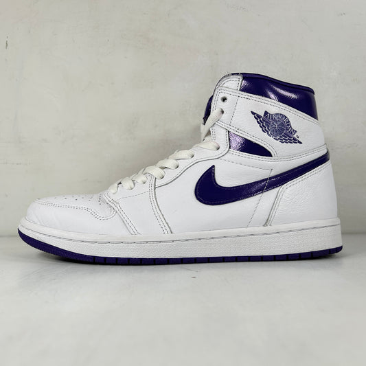 CD0461 151 Wmns Jordan 1 Retro High Court Purple [USED] - 9 W (VNDS)