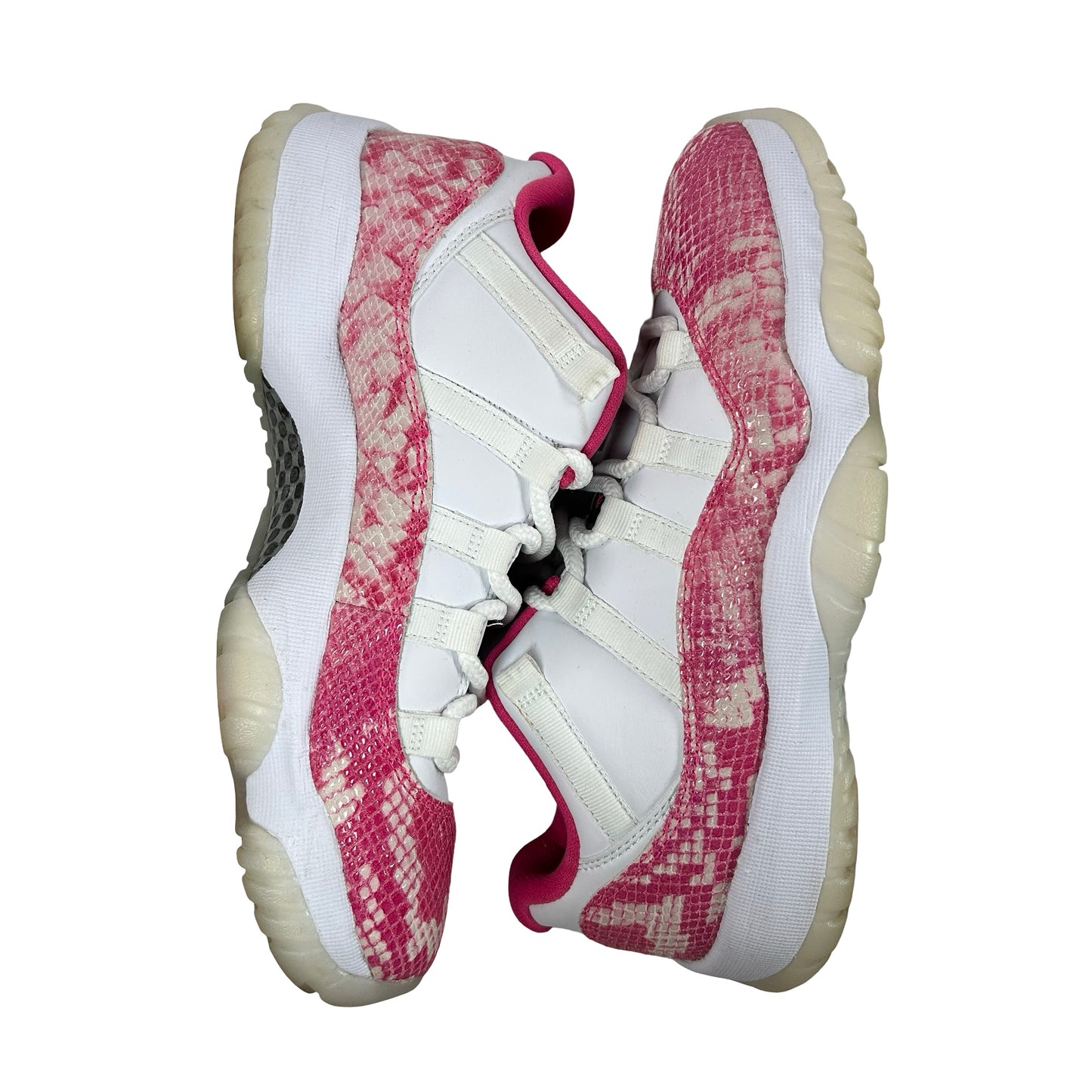 AH7860 106 Jordan 11 Retro Low Pink Snakeskin (2019) (Women's) [USED] - 8.5 W (Used) (No Box)