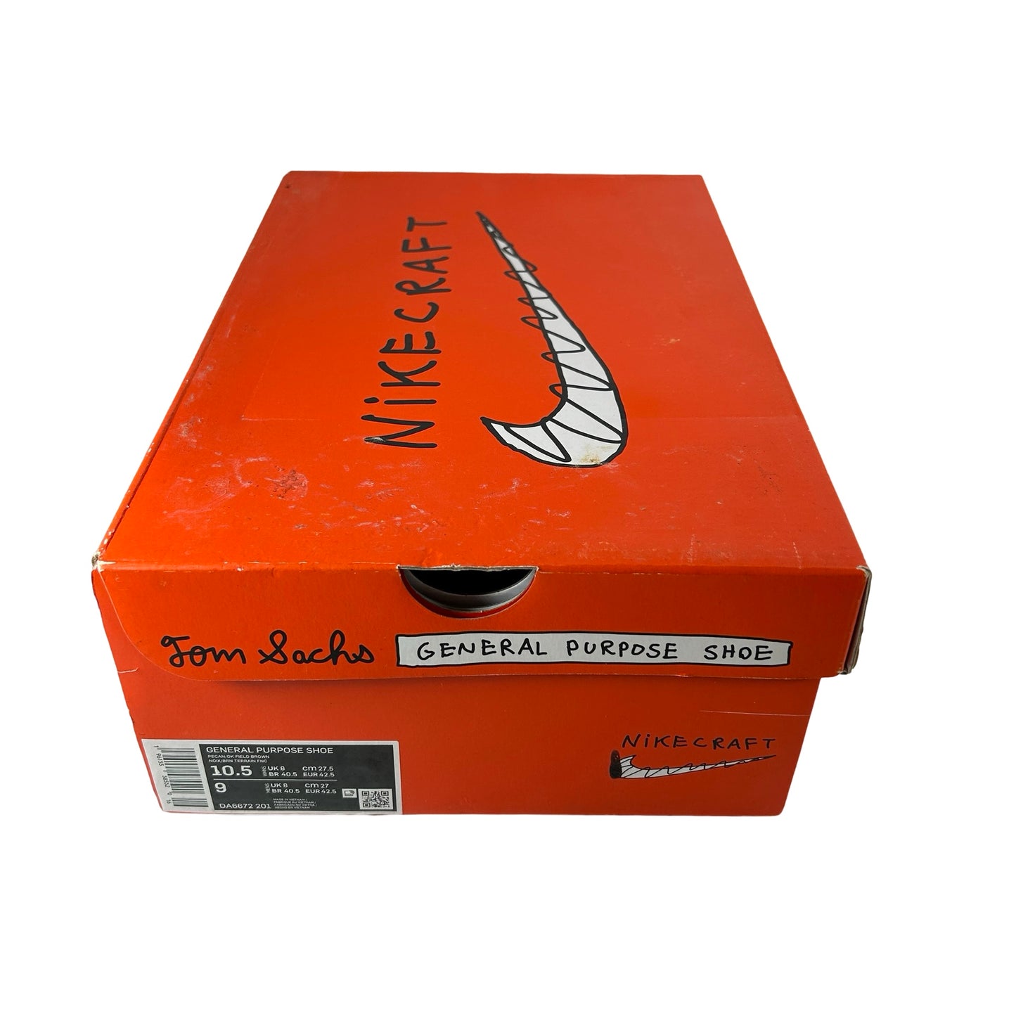 DA6672 201 NikeCraft General Purpose Shoe Tom Sachs Field Brown [USED] - 10.5W (Used)