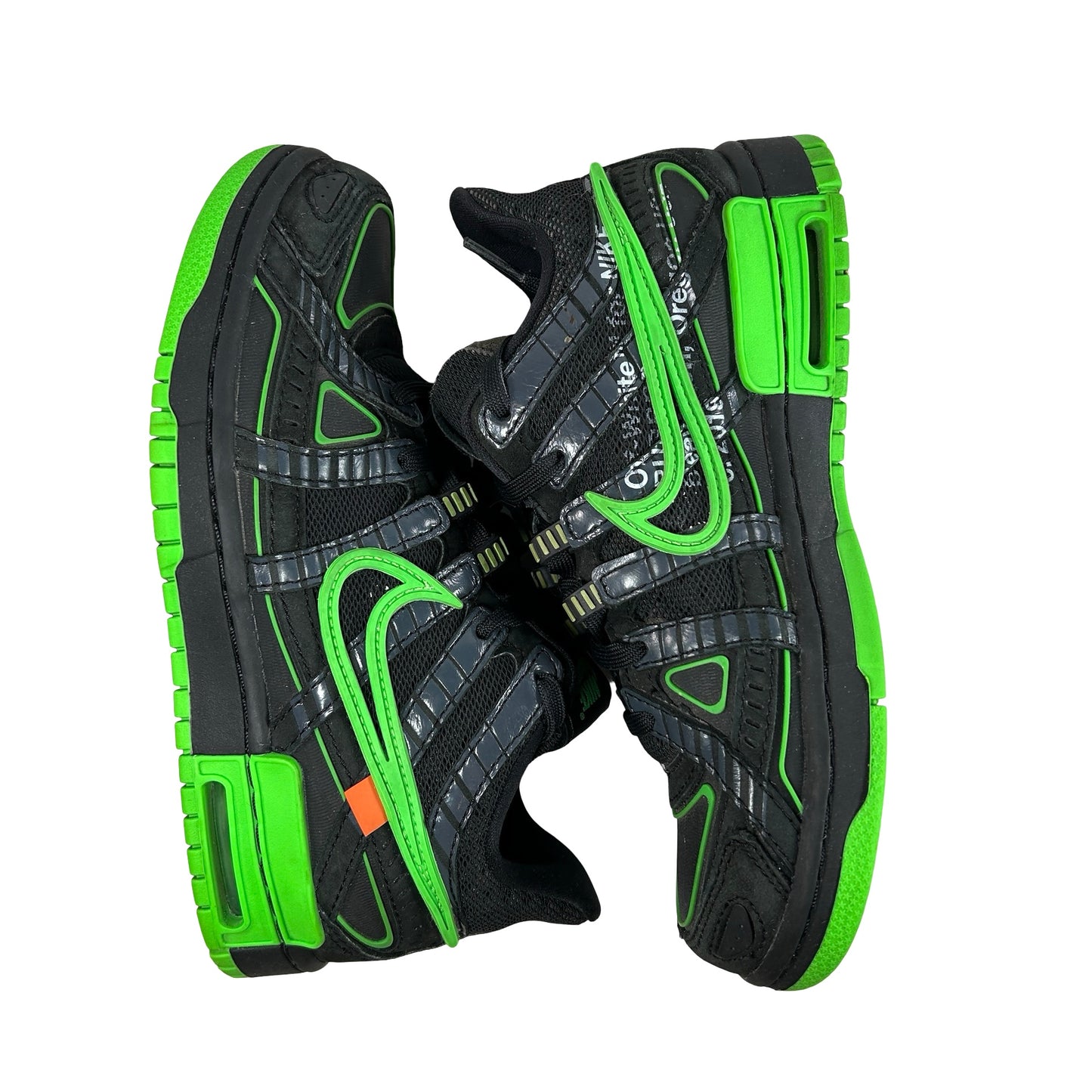 CU6015 001 Nike Air Rubber Dunk Off-White Green Strike [USED] - 5 M (Used)