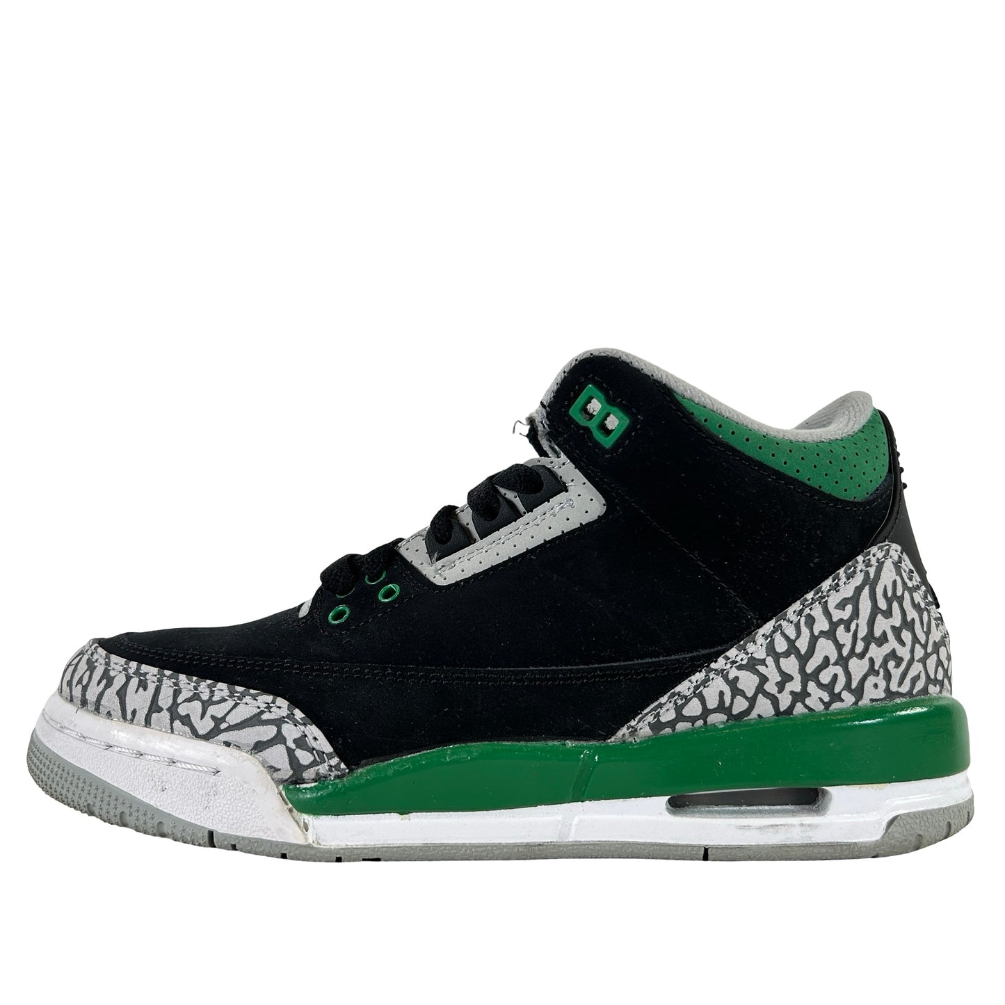 398614 030 Jordan 3 Retro Pine Green (GS) [USED] - 5 Y (Used) (Replace Box)