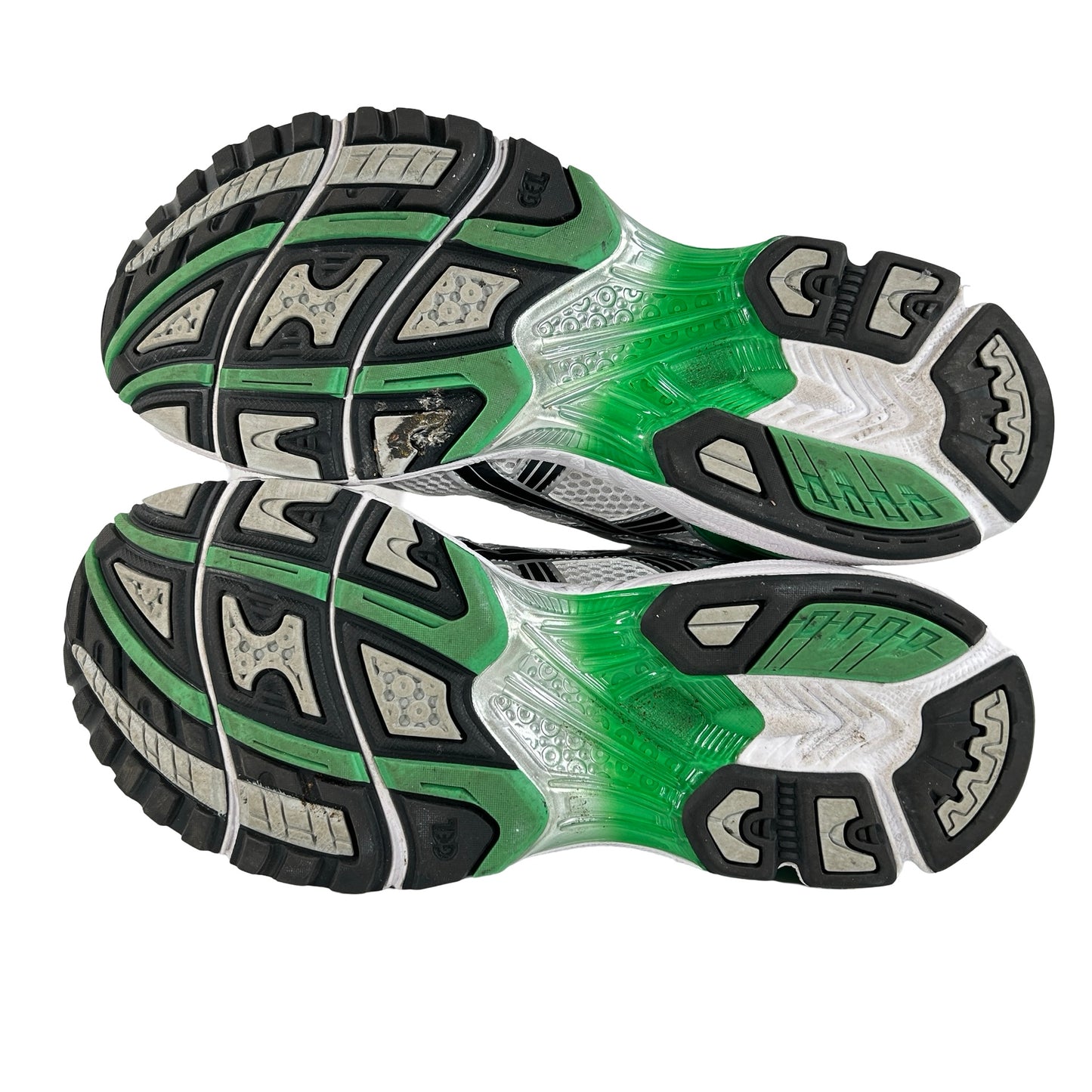 1201A019 110 ASICS Gel-Kayano 14 White Malachite Green [USED] - 9.5 M (Used) (No Box)