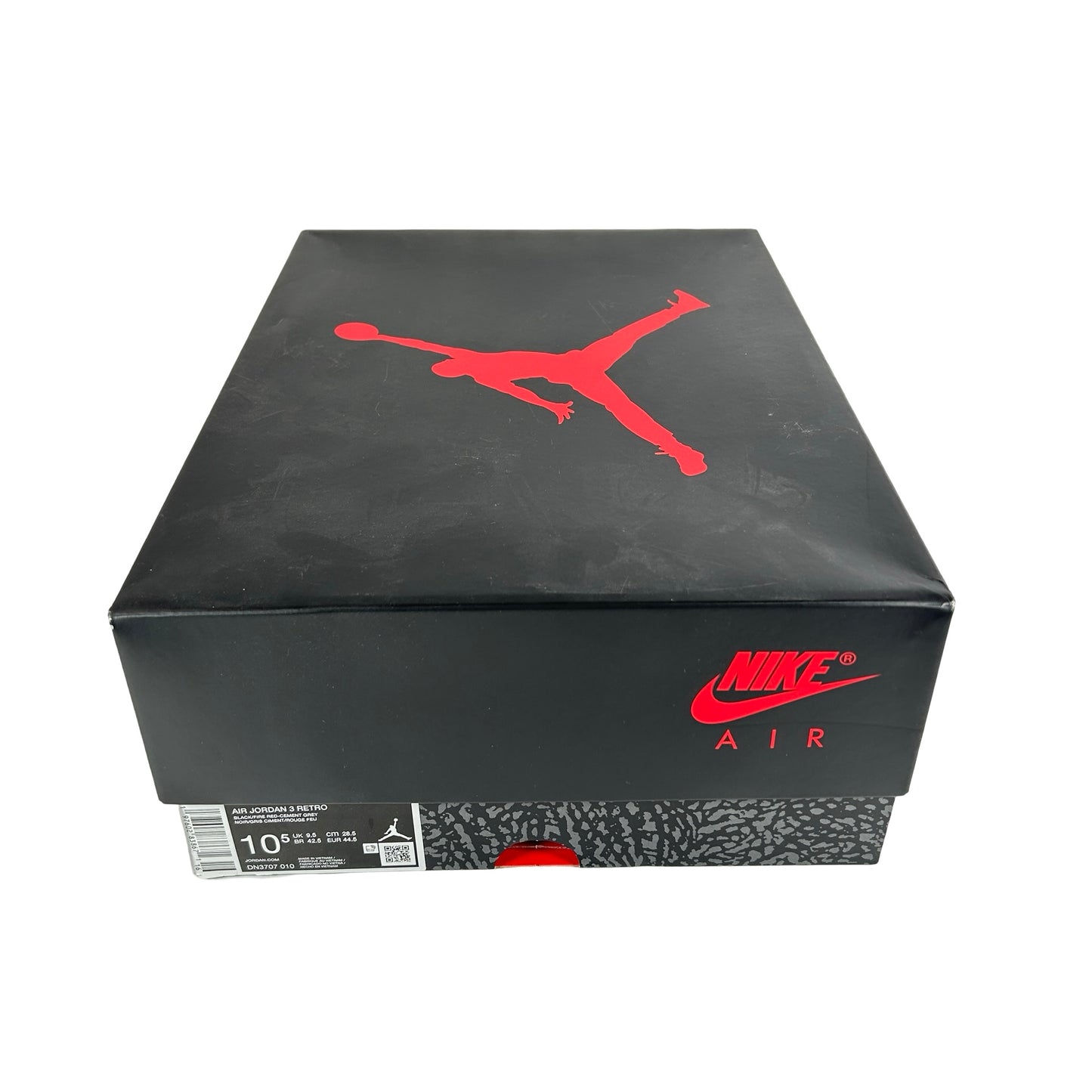 DN3707 010 Jordan 3 Retro OG Black Cement (2024) [USED] - 10.5 M (Used10)